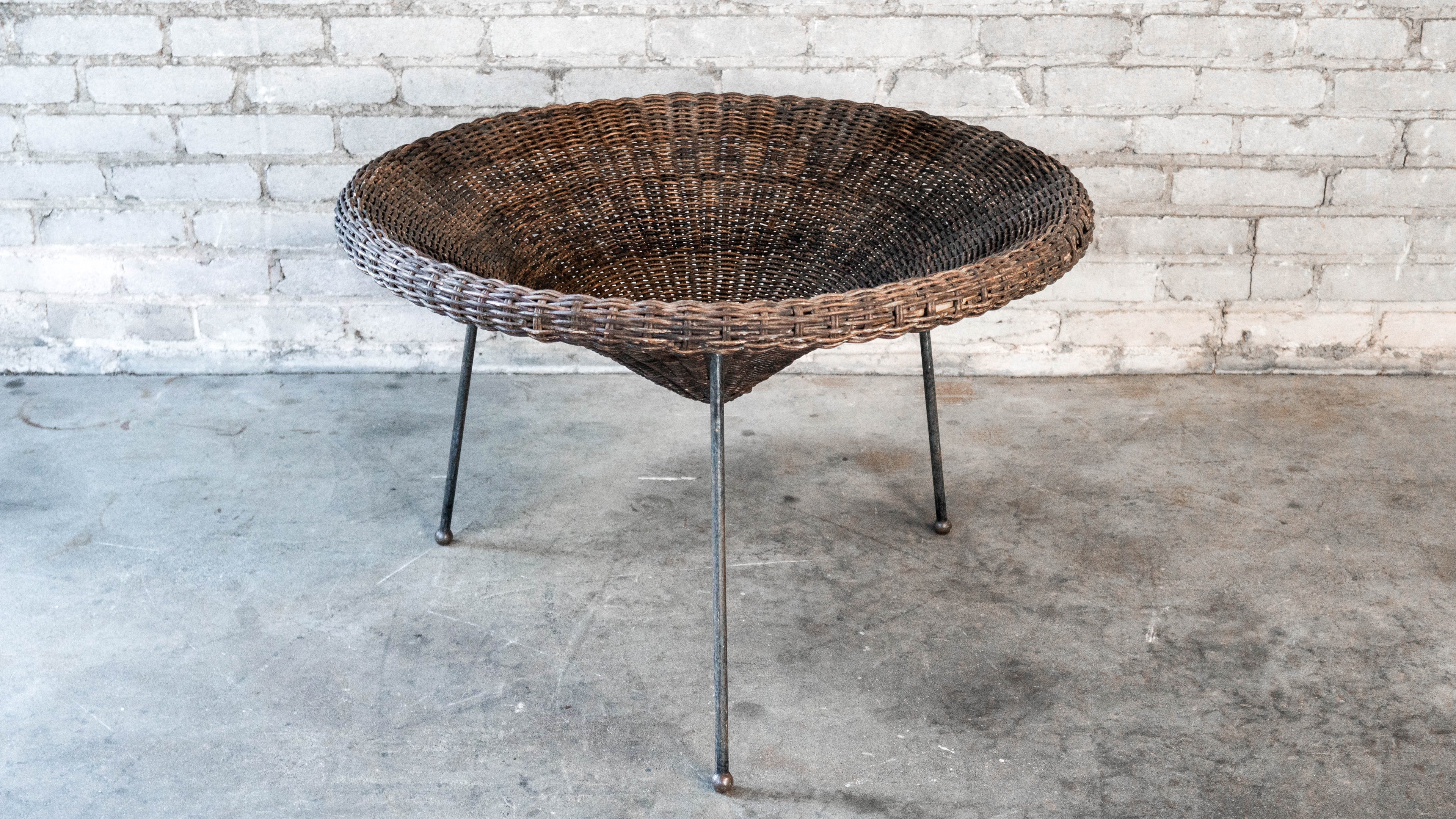 Vintage Italian Roberto Mango (Attr.) Portariviste Magazine Holder, 1960s