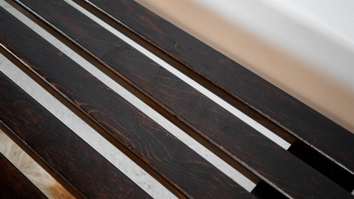 Mid-Century European Slat Bench or Coffee Table, Yugoslavia, C. 1960s