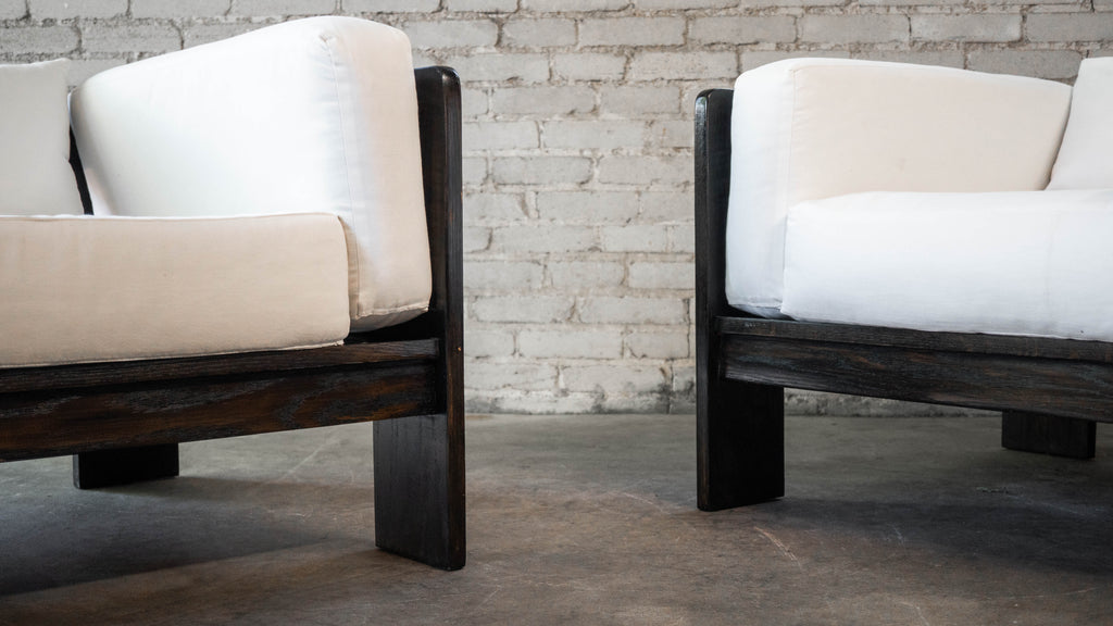 Vintage Attributed to Tobia Scarpa for Knoll 'Bastiano' Attributed Chairs - A Pair