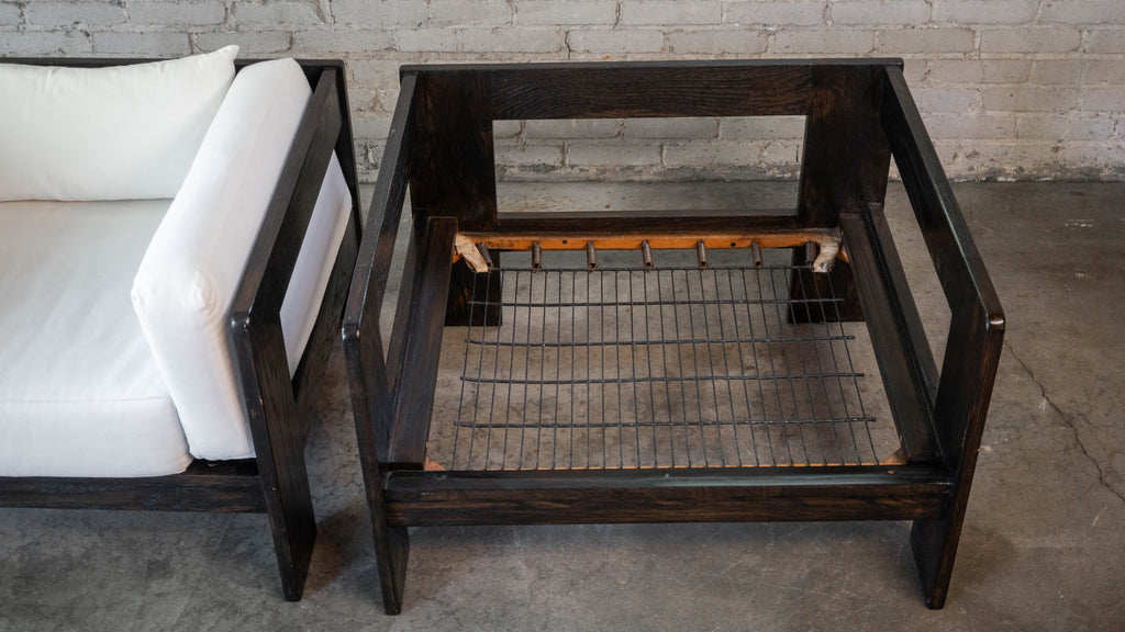 Vintage Attributed to Tobia Scarpa for Knoll 'Bastiano' Attributed Chairs - A Pair