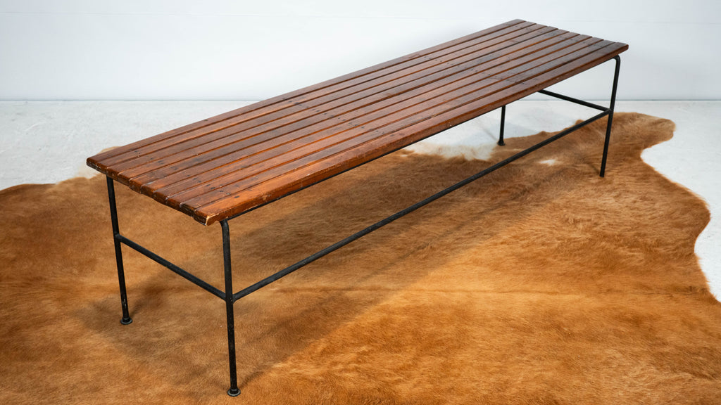 Arthur Umanoff for Raymor Bench with Stools, Circa 1950s