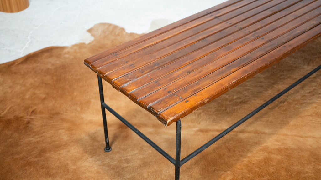 Arthur Umanoff for Raymor Bench with Stools, Circa 1950s