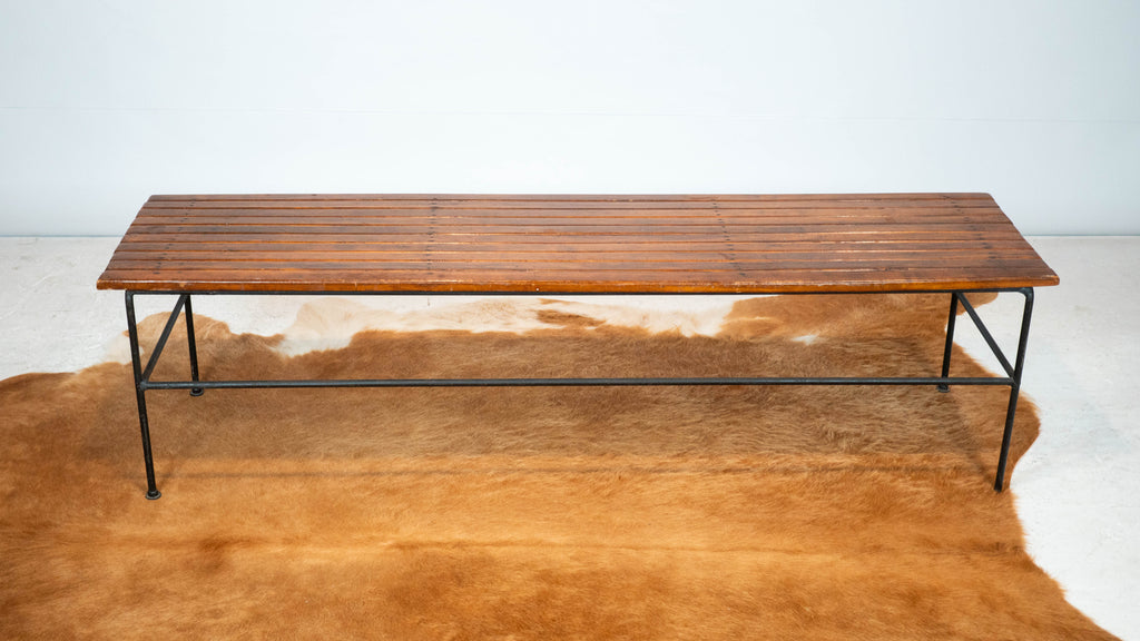 Arthur Umanoff for Raymor Bench with Stools, Circa 1950s