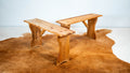 Primitive Pine Wood Rustic Bench (2 available)