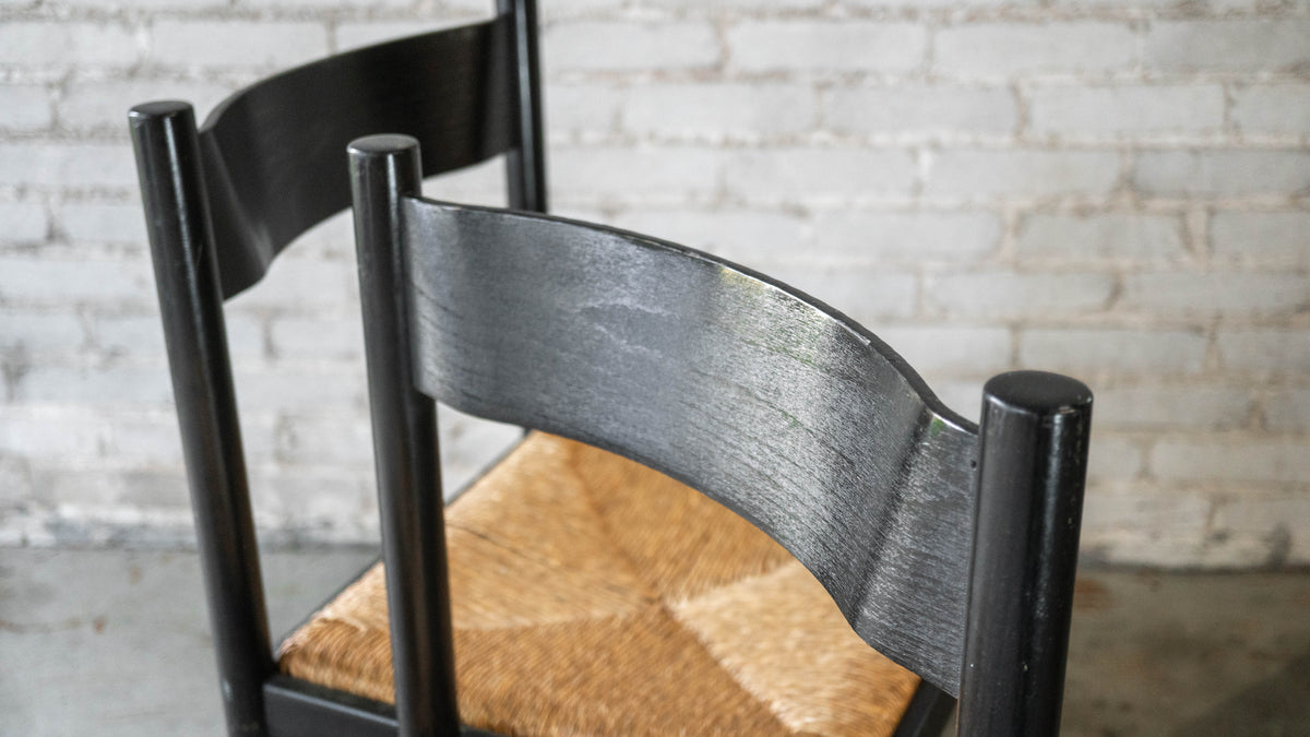 1980s Vintage Italian Vico Magistretti Style Dining Chairs - Set of 4
