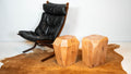 Studio Craft JB Blunk attr. Pine Wood Side Tables - A Pair