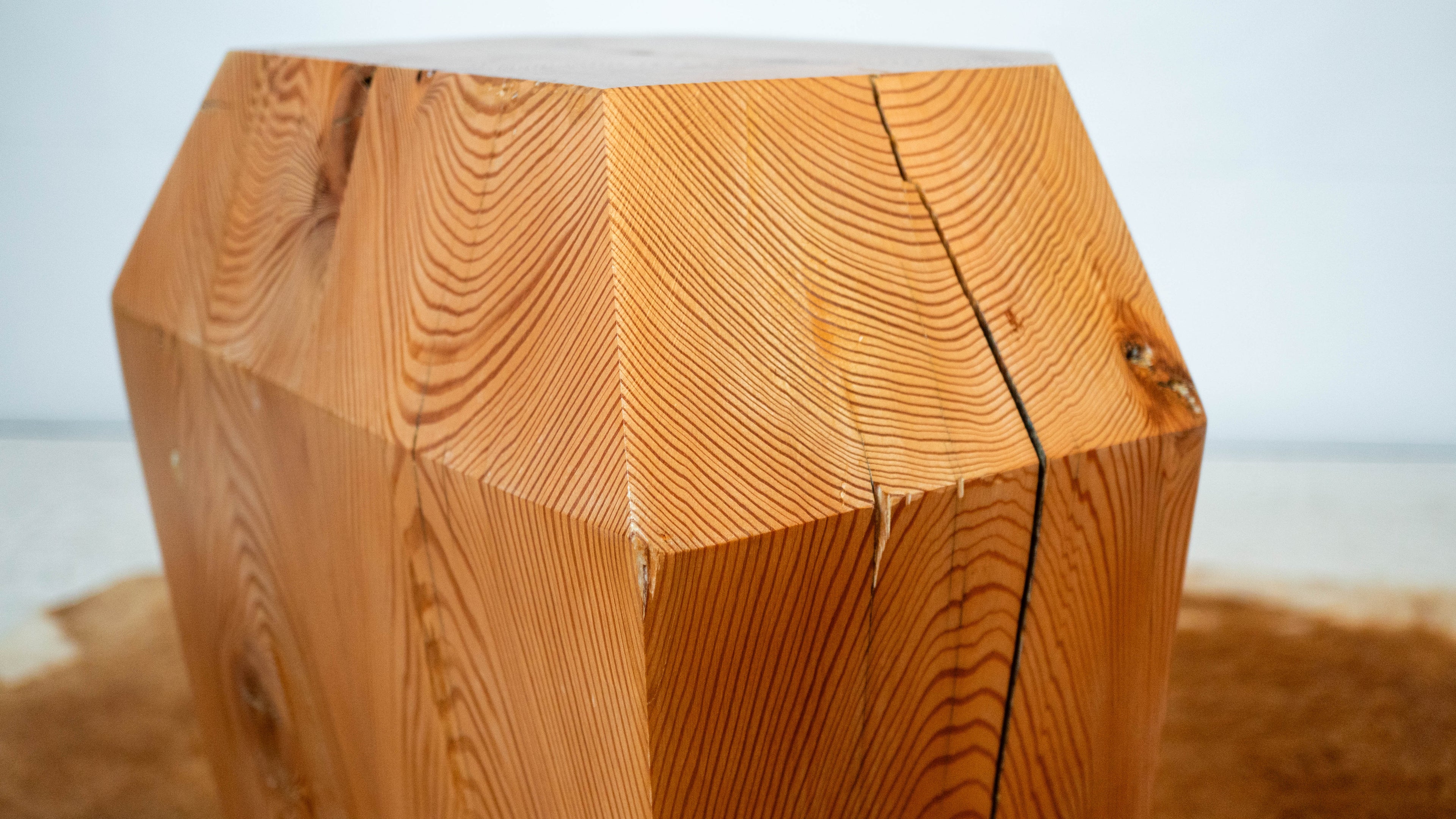 Studio Craft JB Blunk attr. Pine Wood Side Tables - A Pair