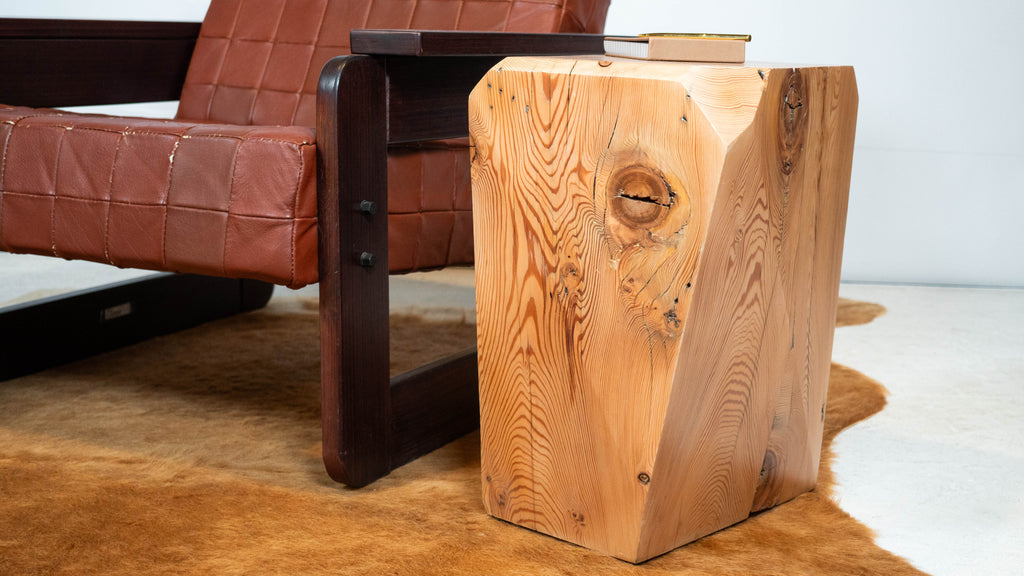 Studio Craft JB Blunk attr. Pine Wood Side Tables - A Pair
