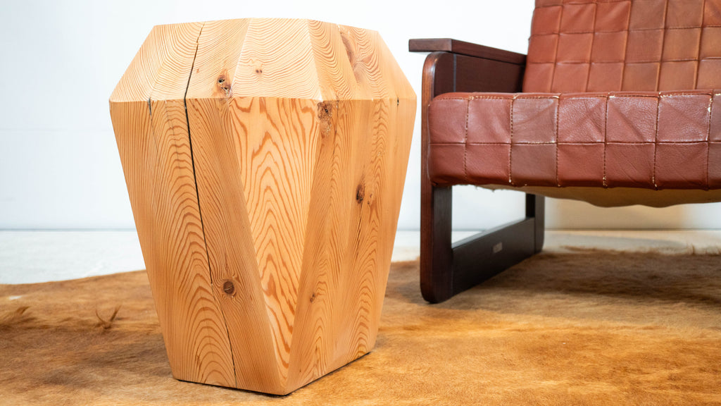 Studio Craft JB Blunk attr. Pine Wood Side Tables - A Pair
