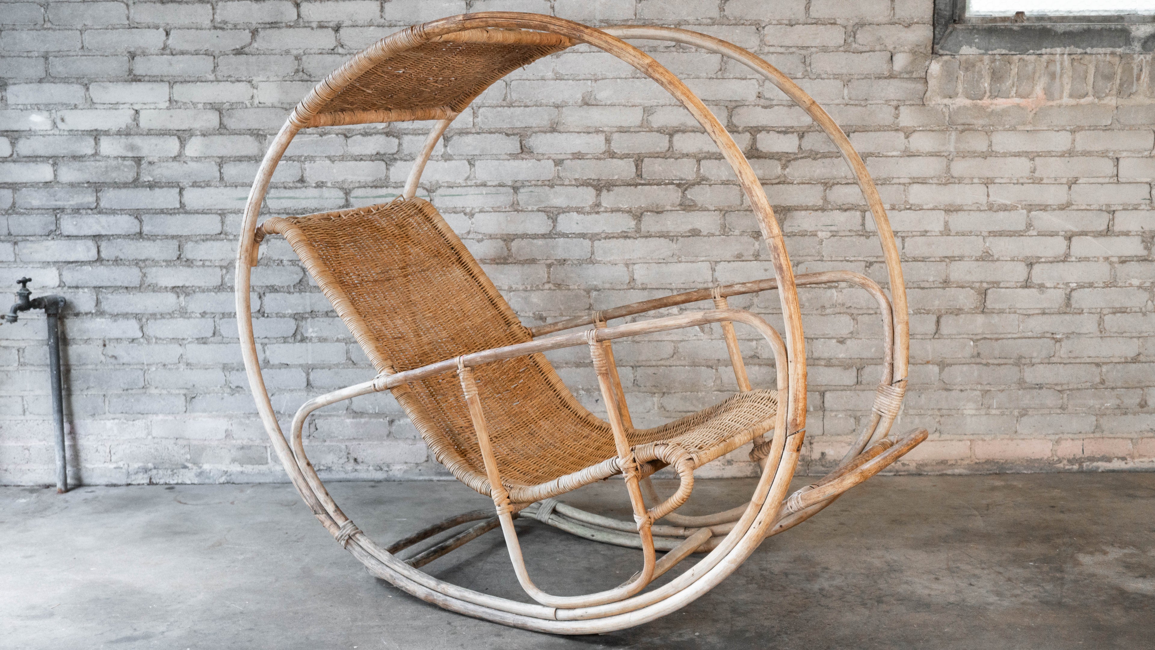 Vintage Franco Bettonica “Dondolo" Lounge Chair