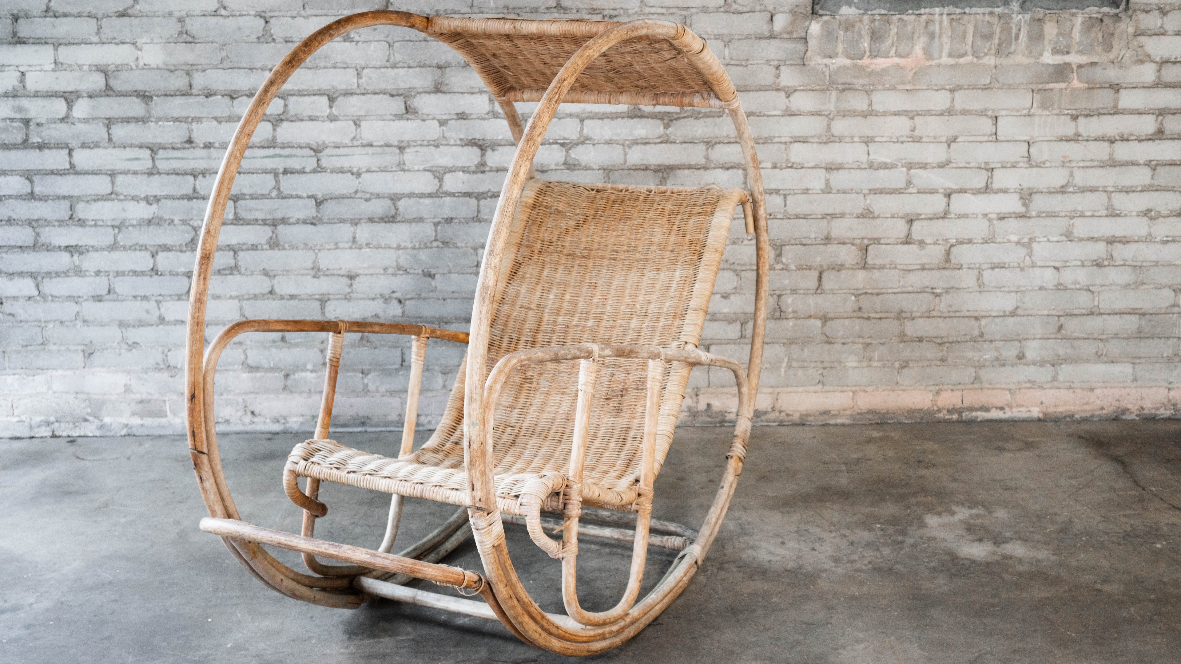 Vintage Franco Bettonica “Dondolo" Lounge Chair