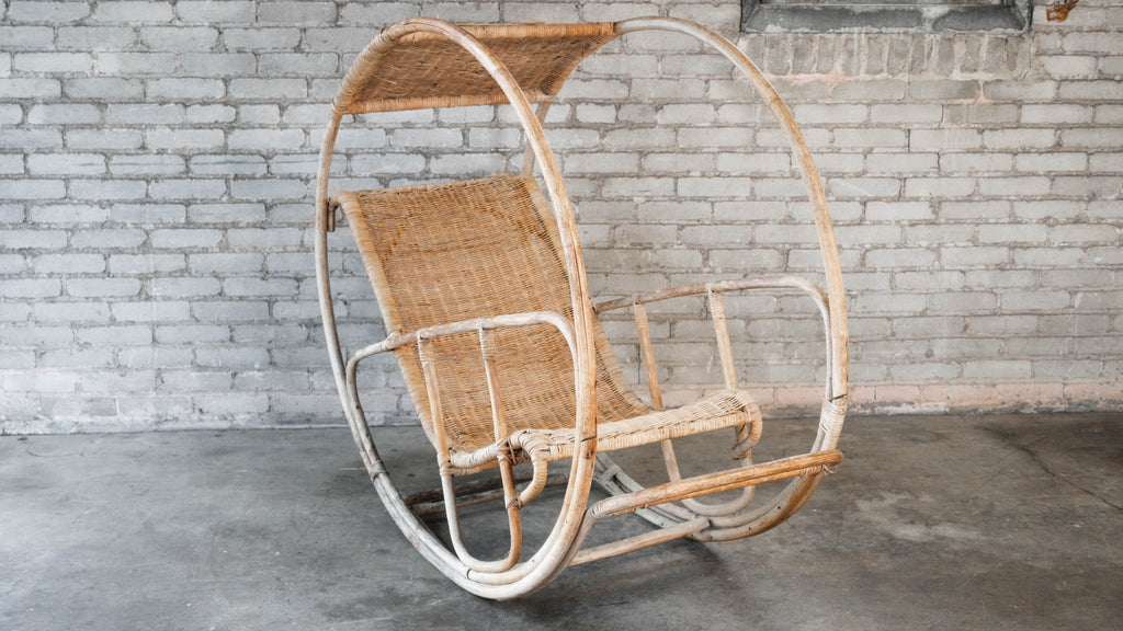 Vintage Franco Bettonica “Dondolo" Lounge Chair