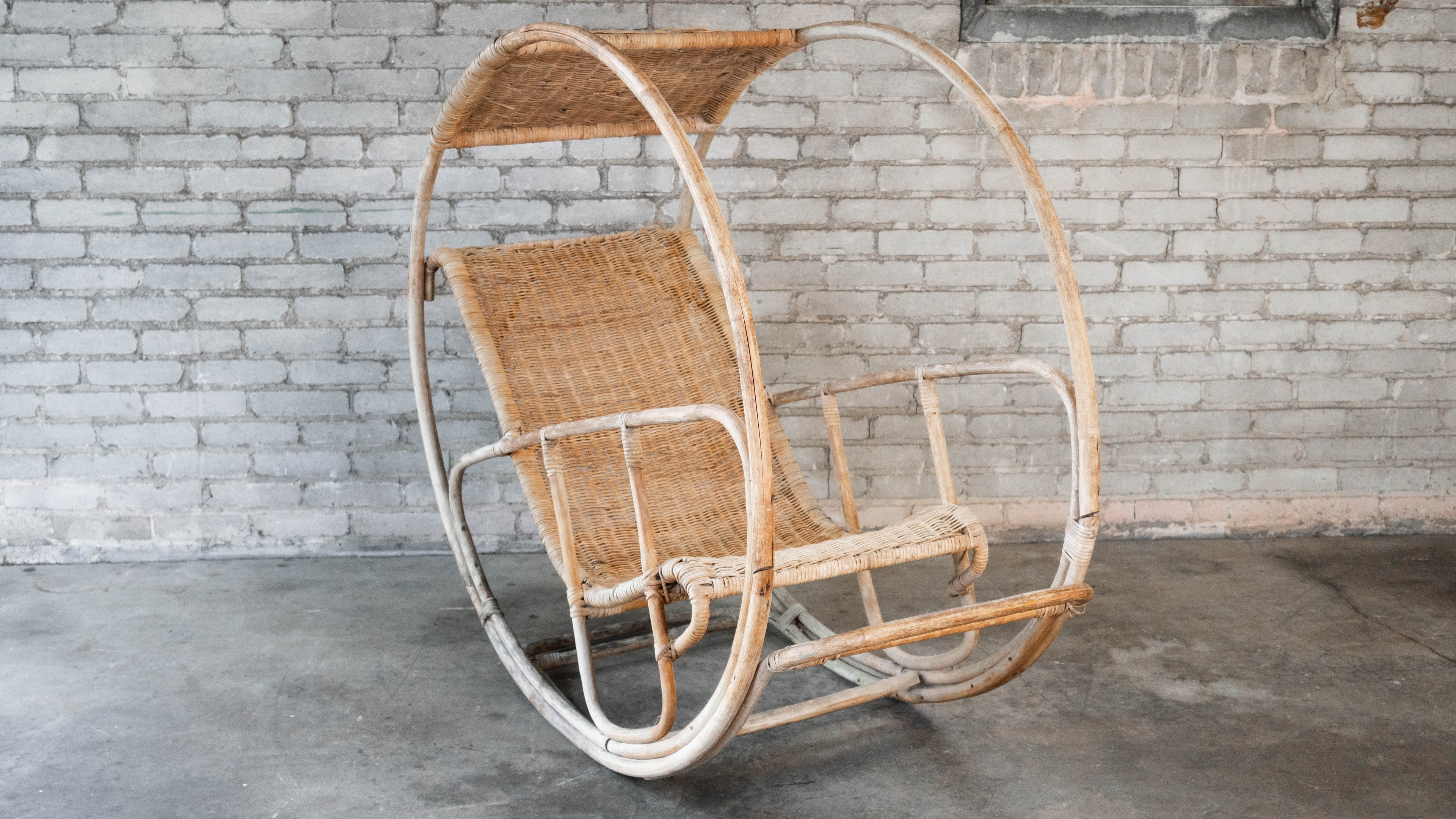 Vintage Franco Bettonica “Dondolo" Lounge Chair