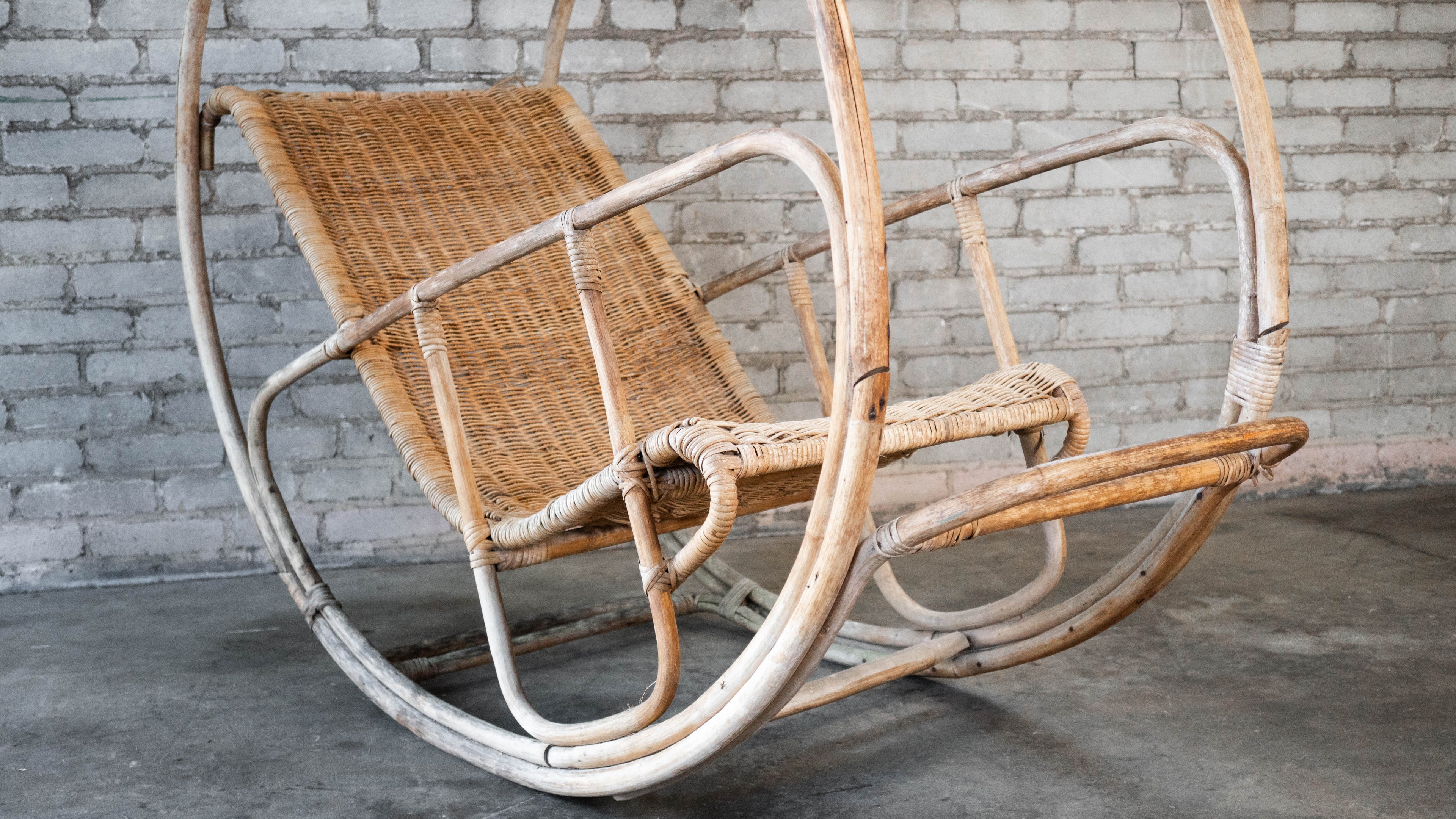 Vintage Franco Bettonica “Dondolo" Lounge Chair