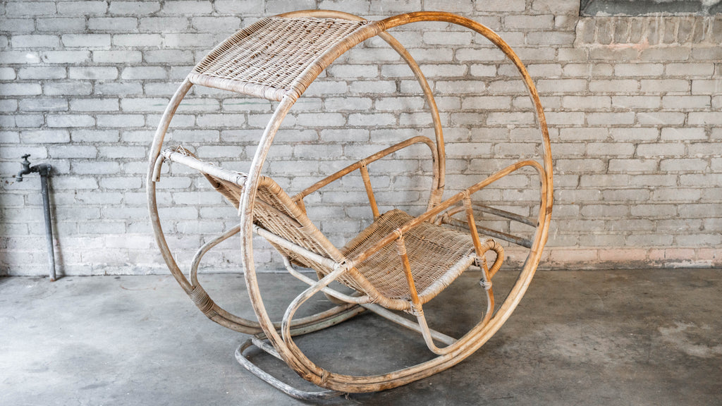 Vintage Franco Bettonica “Dondolo" Lounge Chair