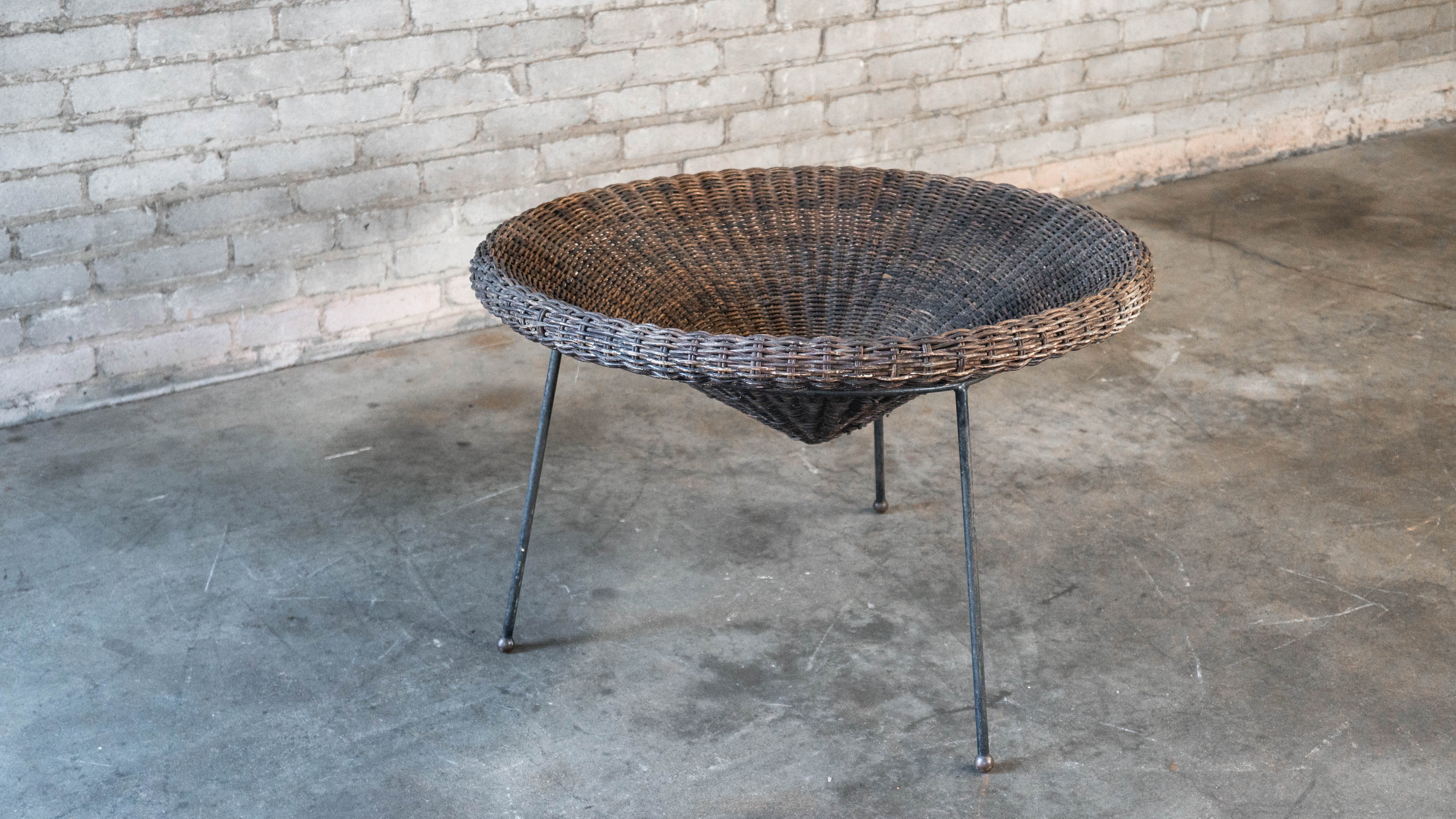 Vintage Italian Roberto Mango (Attr.) Portariviste Magazine Holder, 1960s