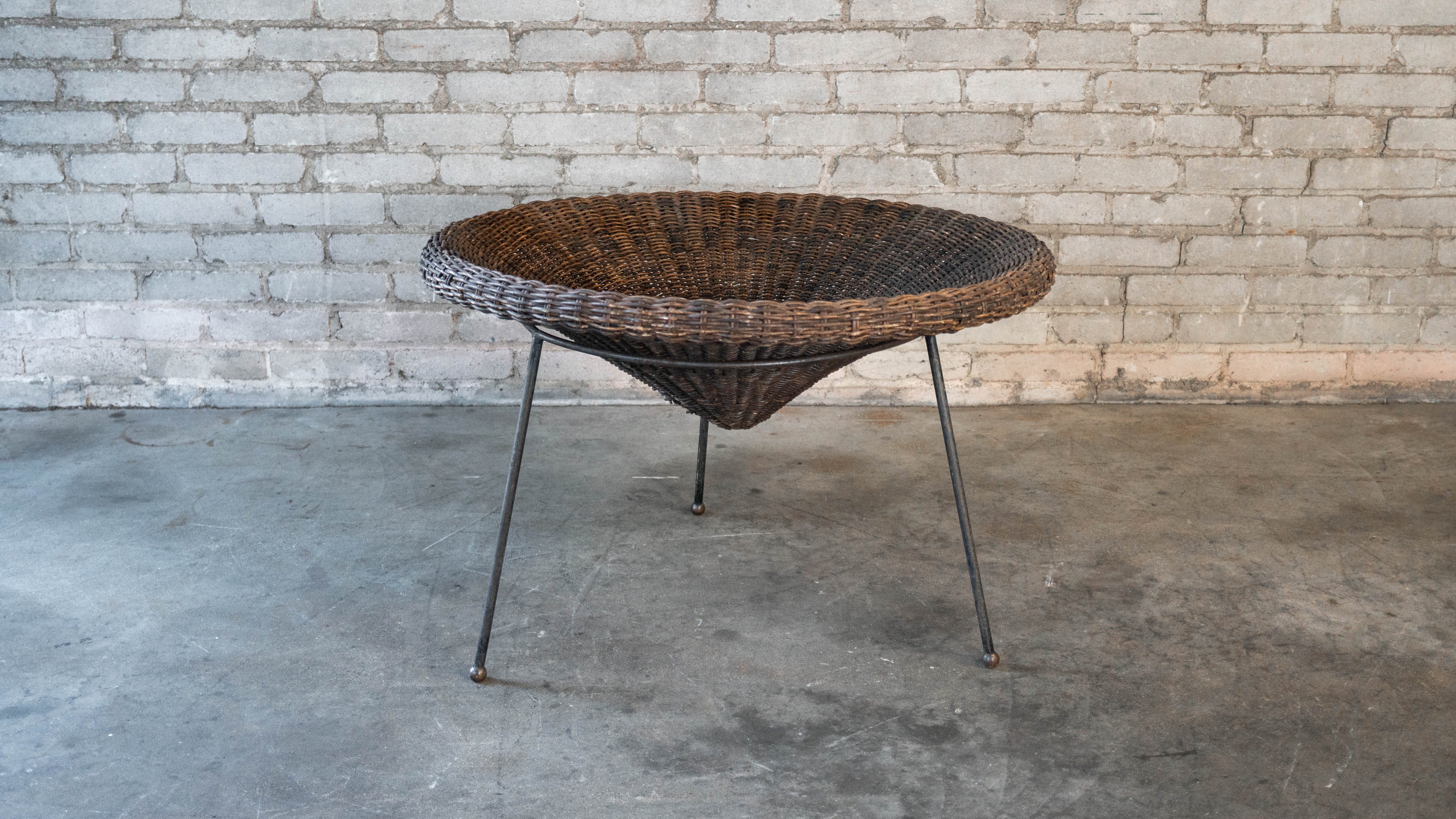 Vintage Italian Roberto Mango (Attr.) Portariviste Magazine Holder, 1960s