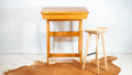 Vintage Charles Webb Architect Standing Desk Oak Wood