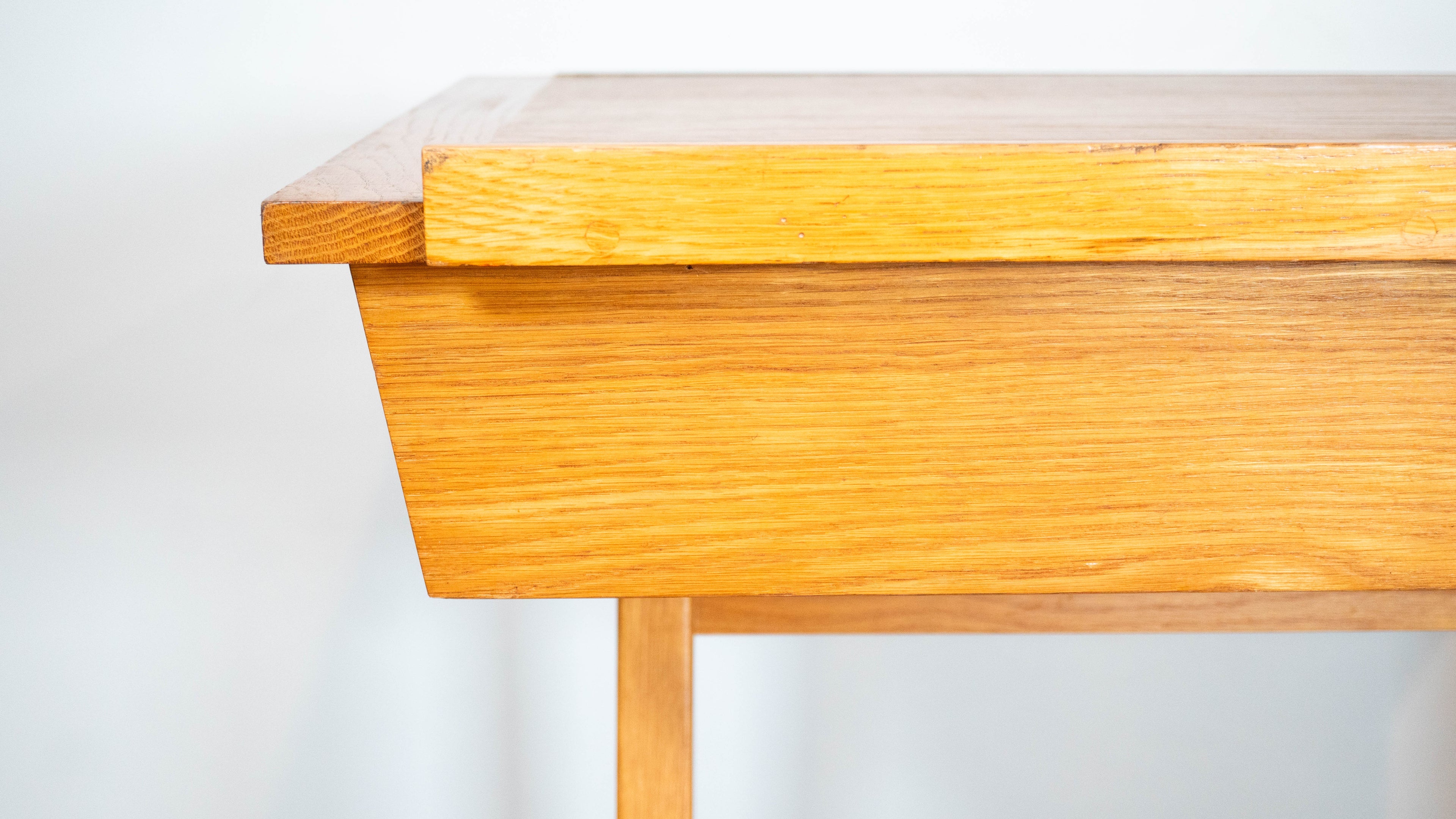 Vintage Charles Webb Architect Standing Desk Oak Wood