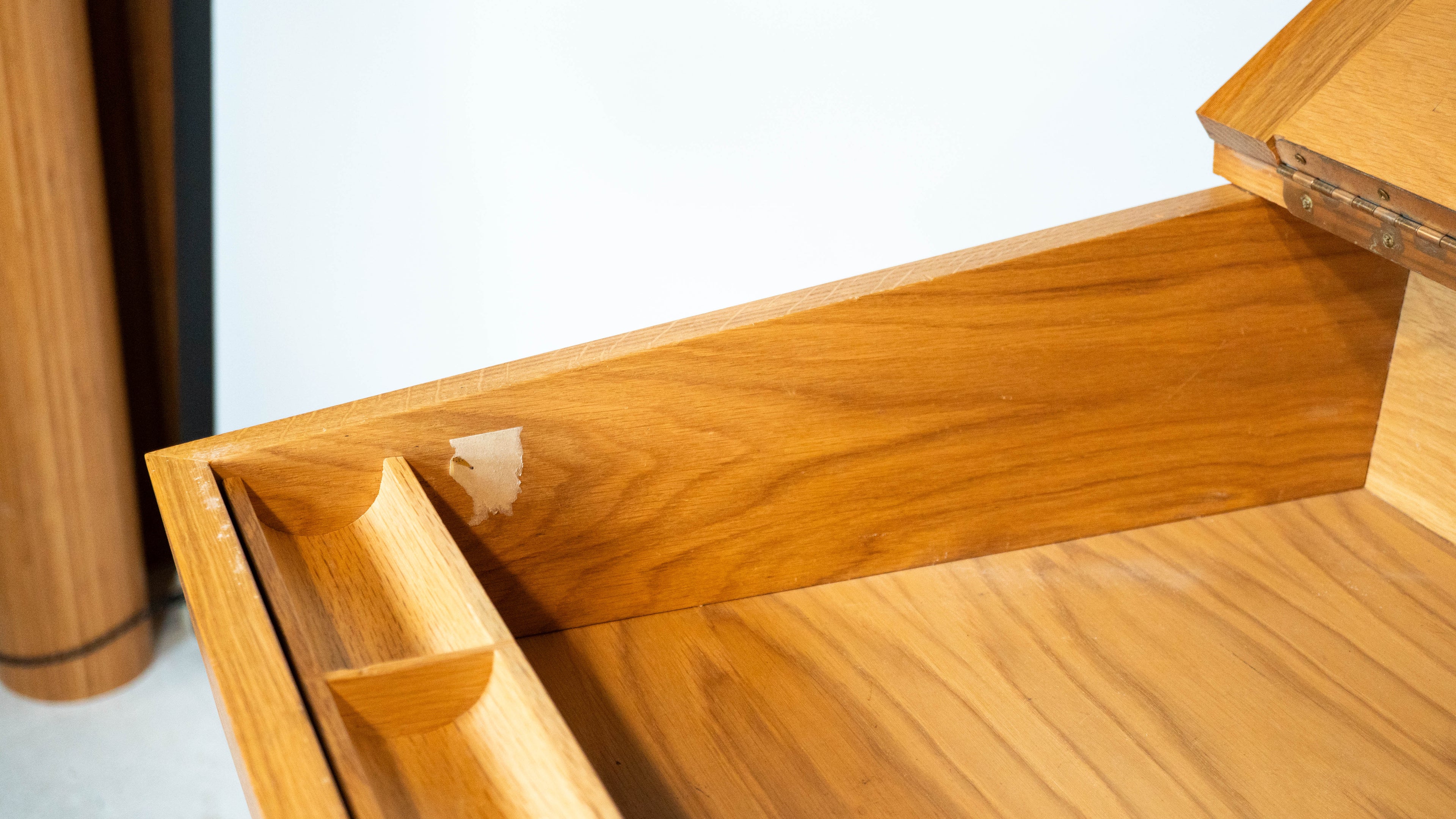 Vintage Charles Webb Architect Standing Desk Oak Wood