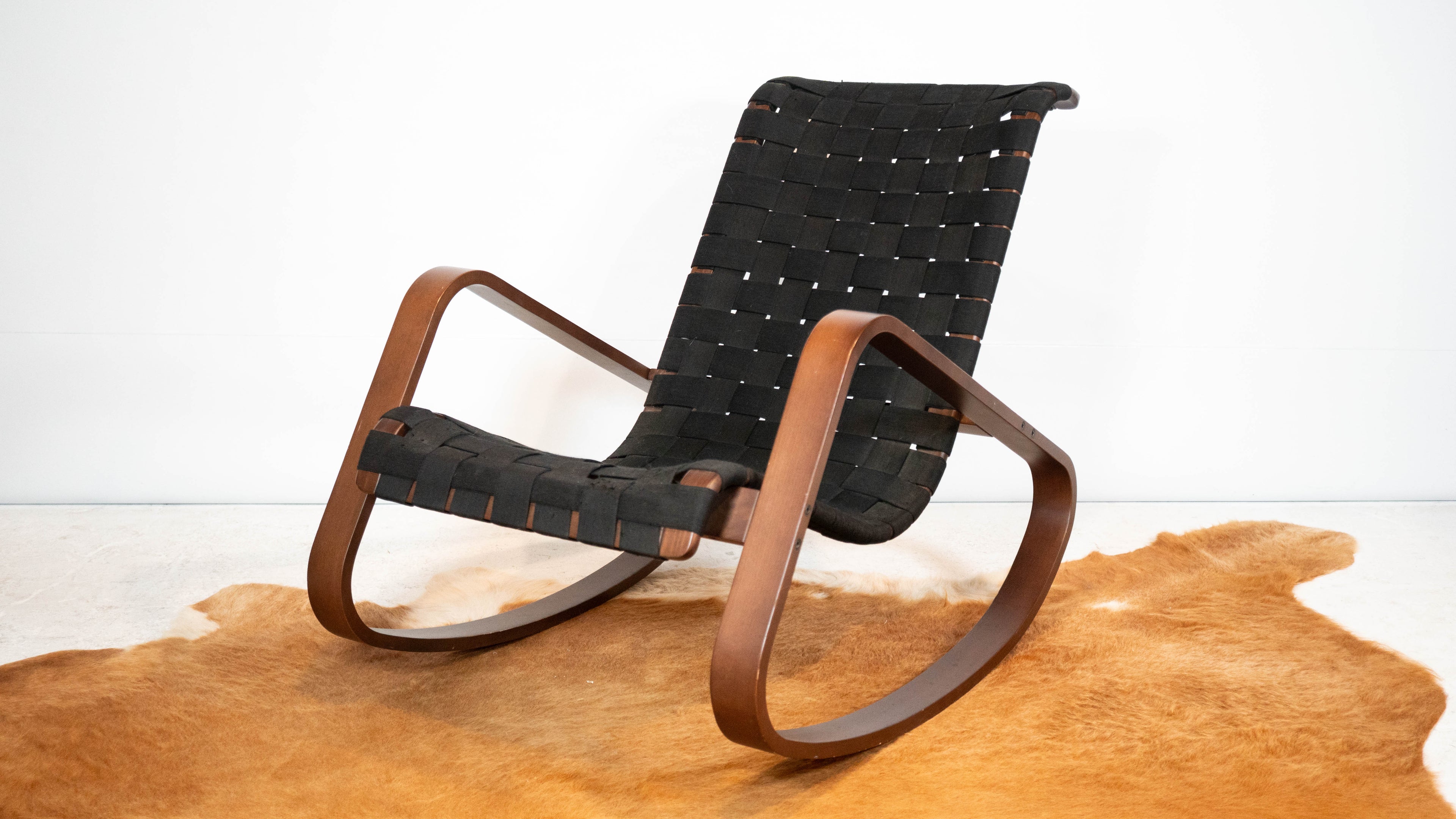 Luigi Crassevig 'Dondolo' Rocking Chair