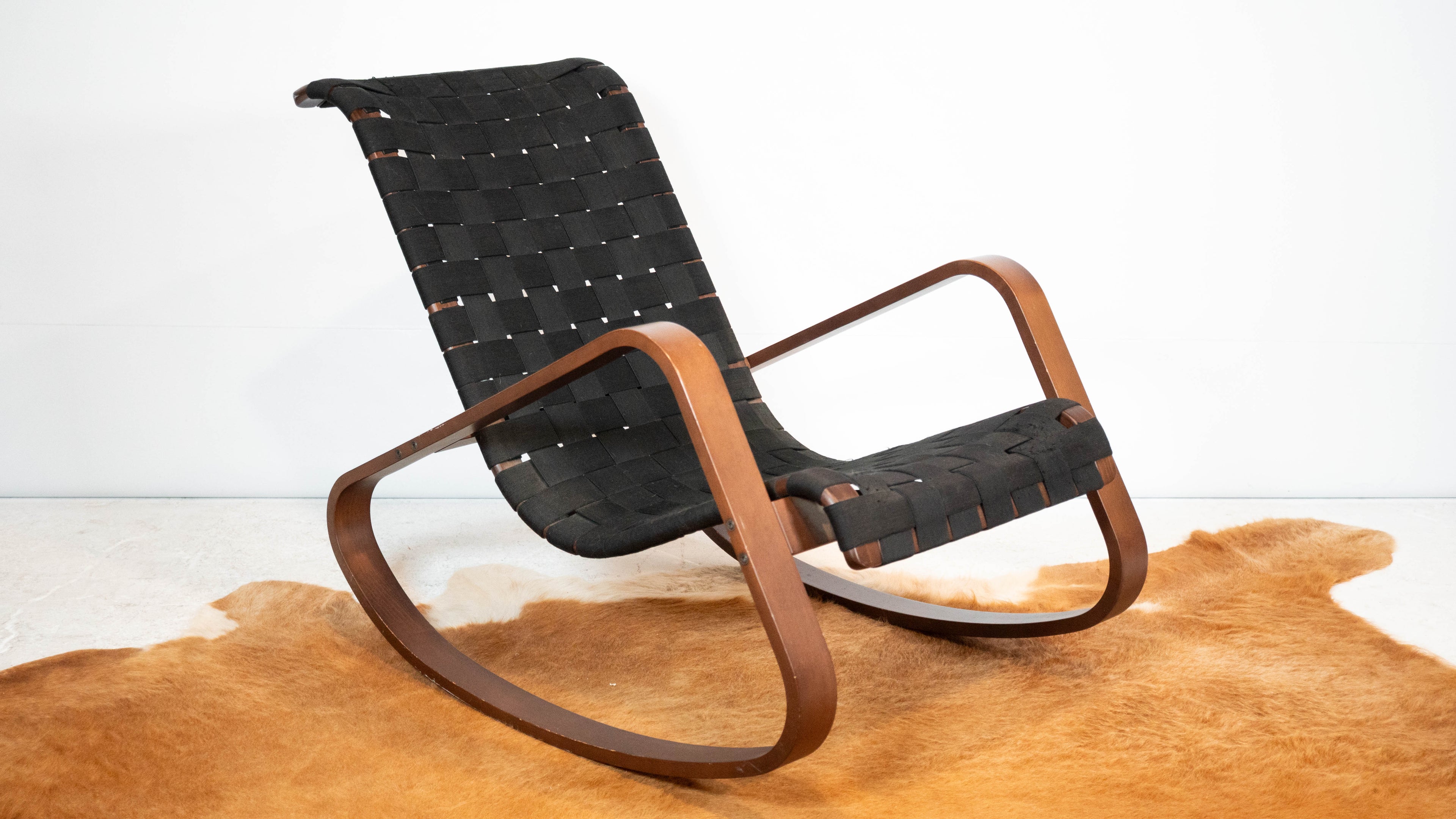 Luigi Crassevig 'Dondolo' Rocking Chair
