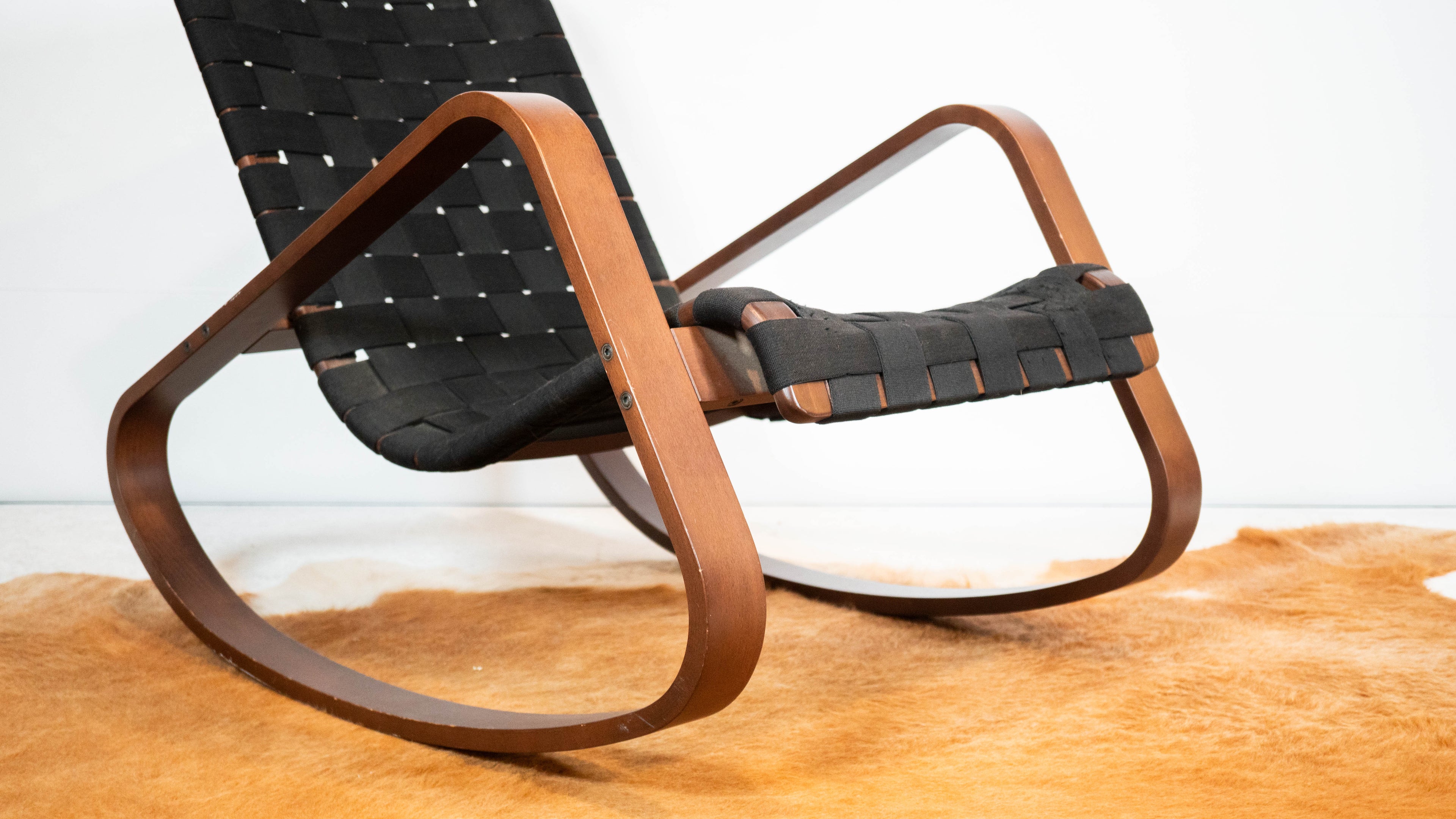 Luigi Crassevig 'Dondolo' Rocking Chair