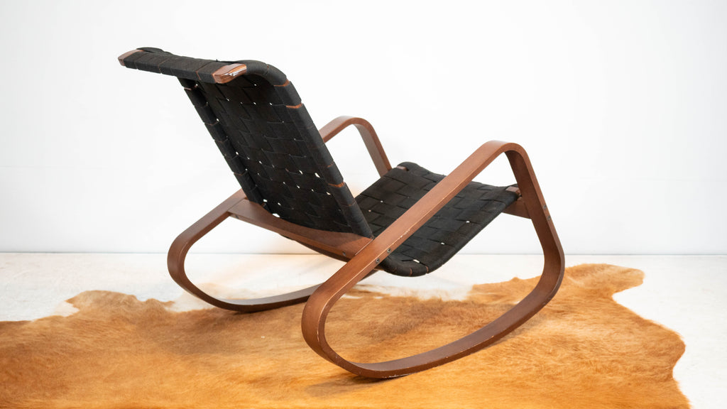 Luigi Crassevig 'Dondolo' Rocking Chair