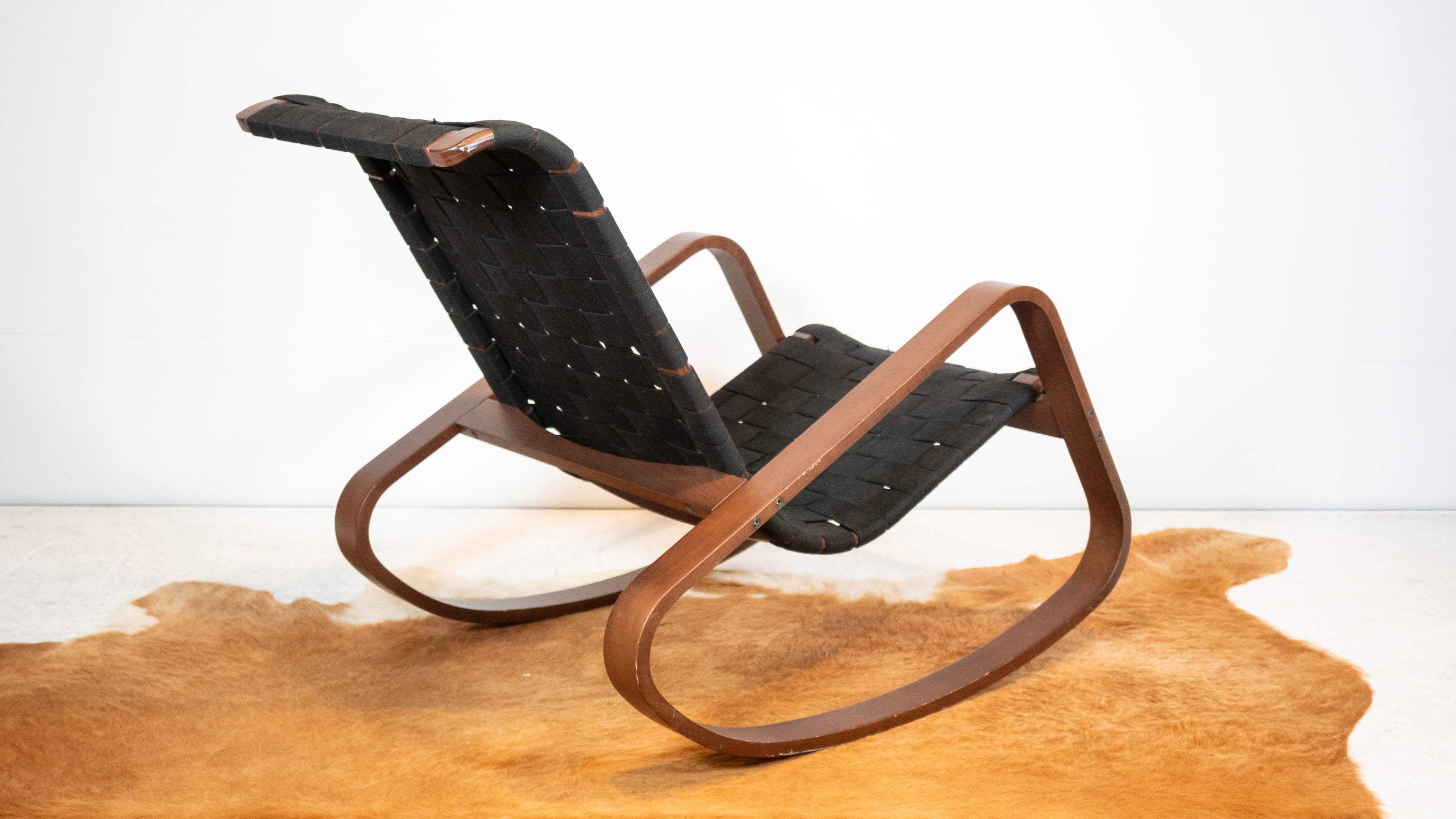 Luigi Crassevig 'Dondolo' Rocking Chair