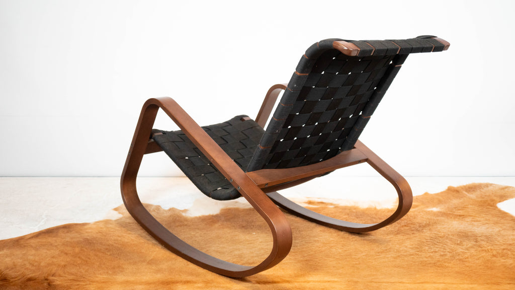 Luigi Crassevig 'Dondolo' Rocking Chair