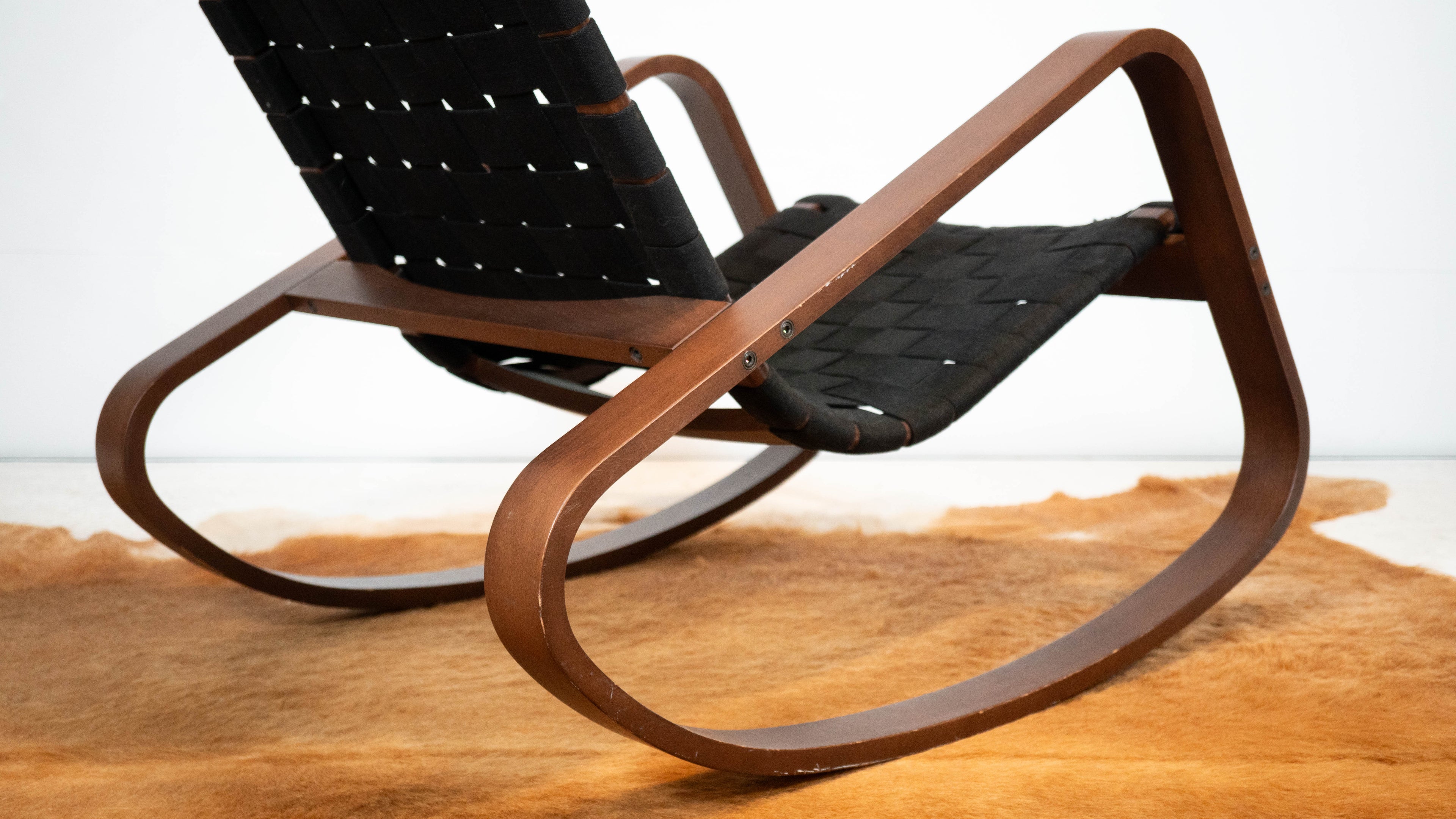 Luigi Crassevig 'Dondolo' Rocking Chair