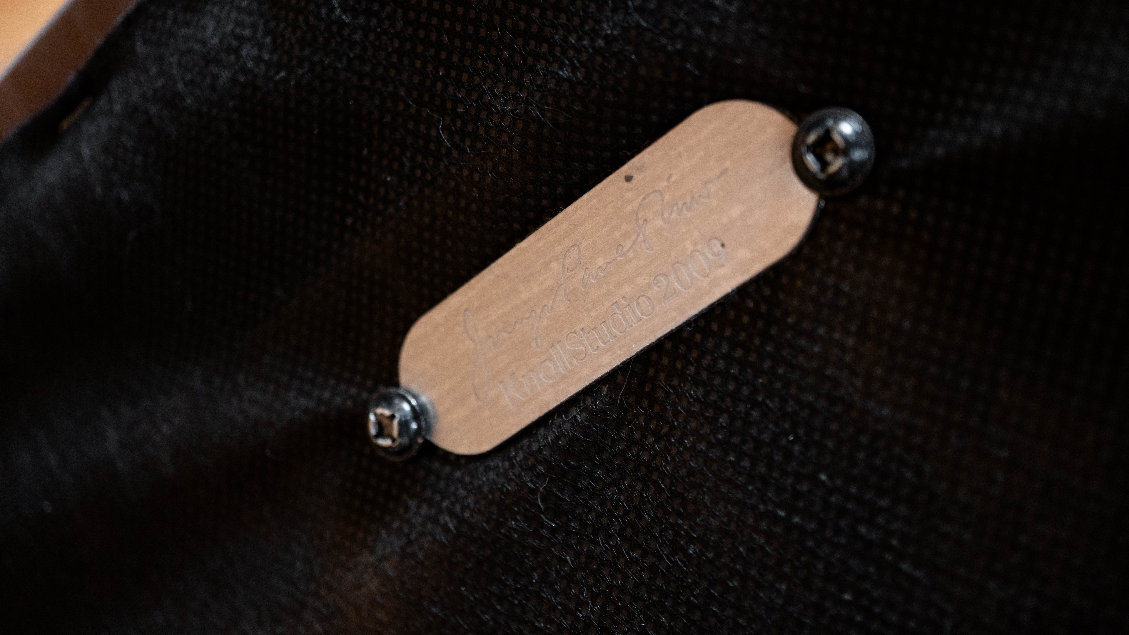 Knoll Designer D'Urso Leather Lounge Chair