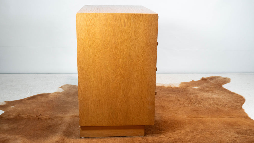 1980s Charles Webb White Oak Four Drawer Chest Dresser