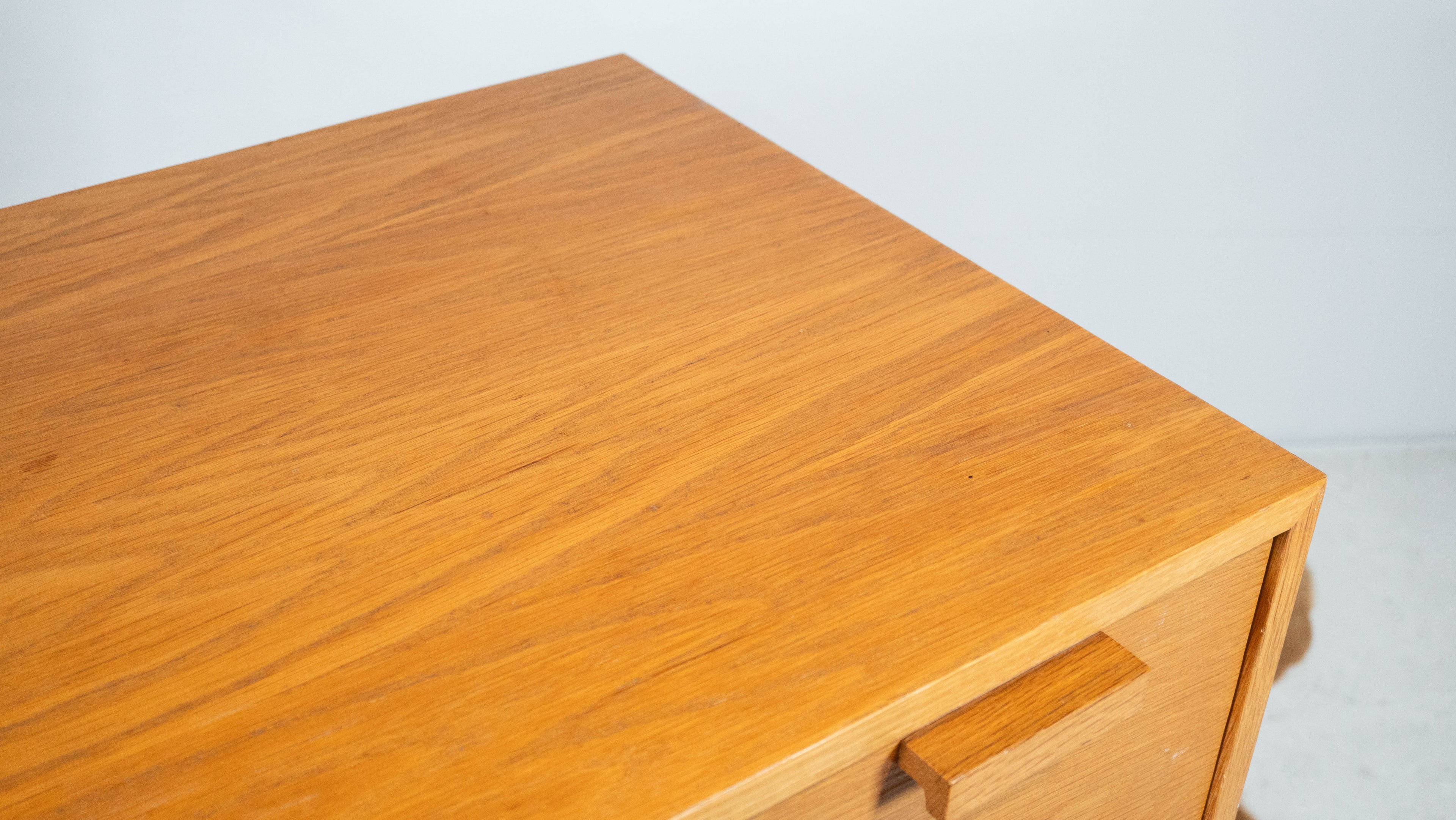 1980s Charles Webb White Oak Four Drawer Chest Dresser