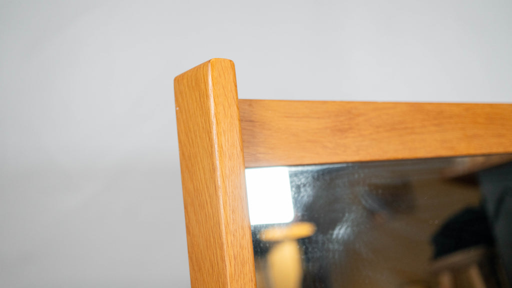 Vintage Charles Webb White Oak Mirror