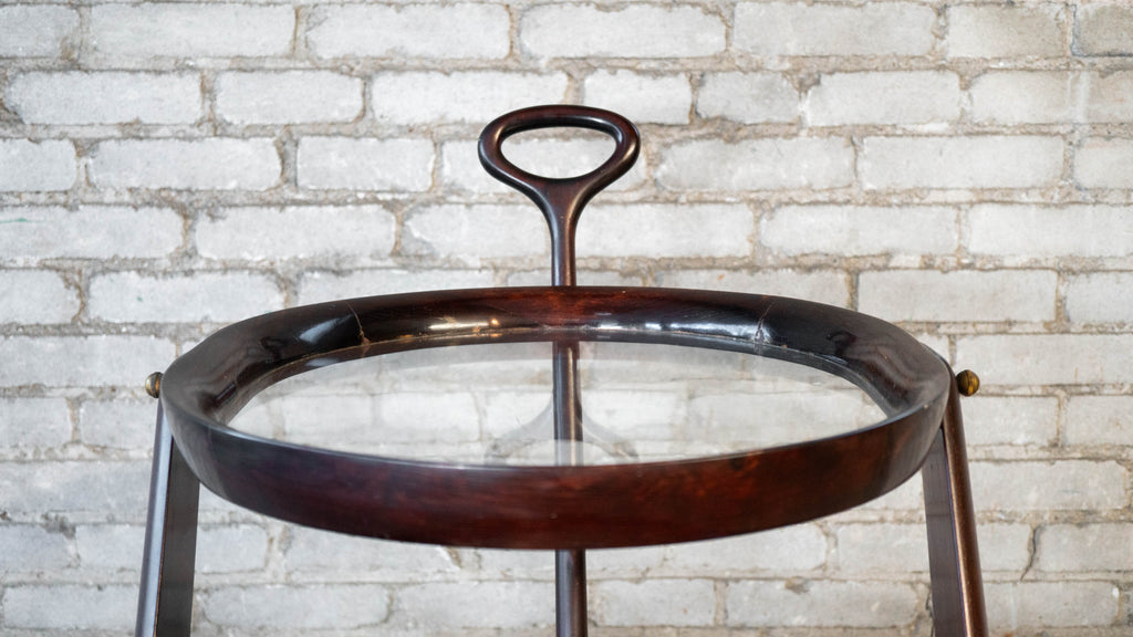 Vintage Serving Trolley by Aldo Tura, c. 1980s