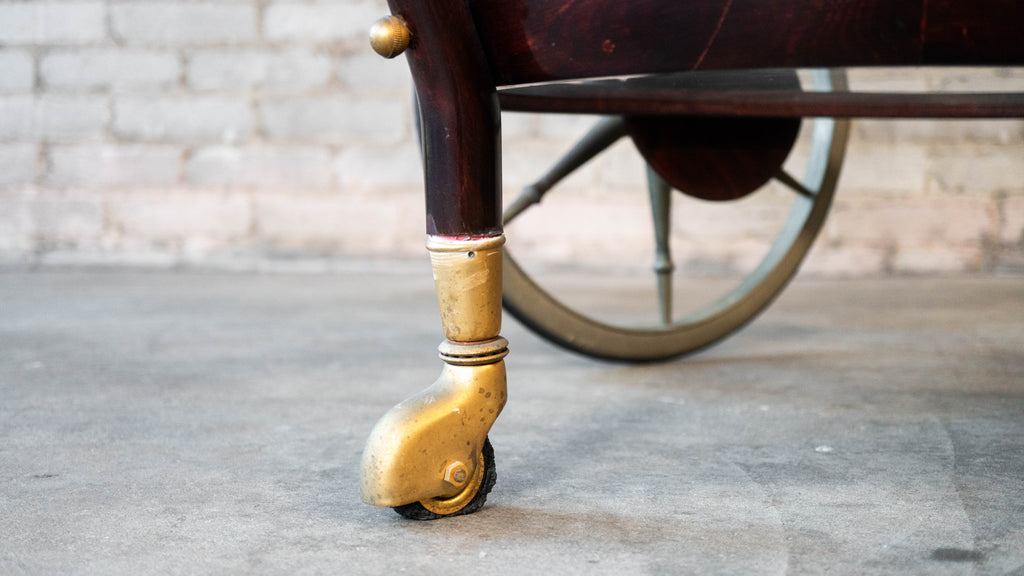 Vintage Serving Trolley by Aldo Tura, c. 1980s