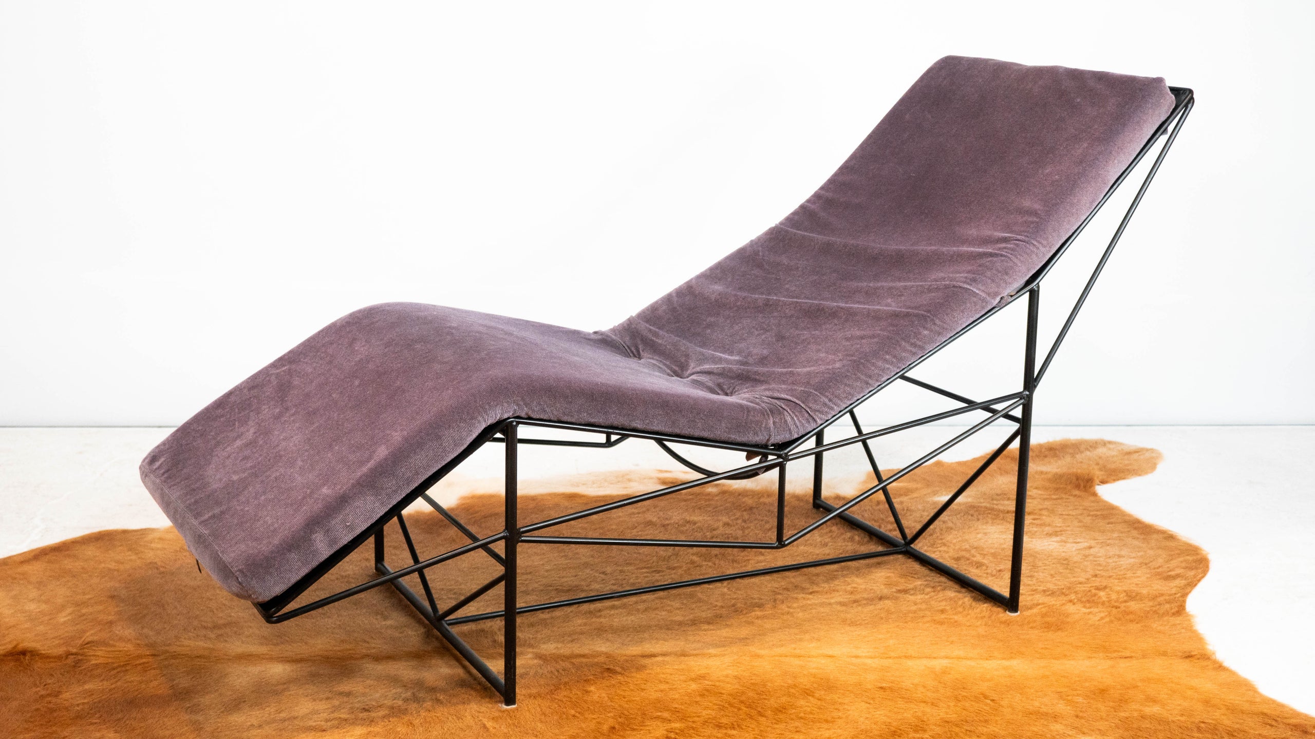1980s Postmodern Paolo Passerini Chaise Lounge for Uvet Dimensione