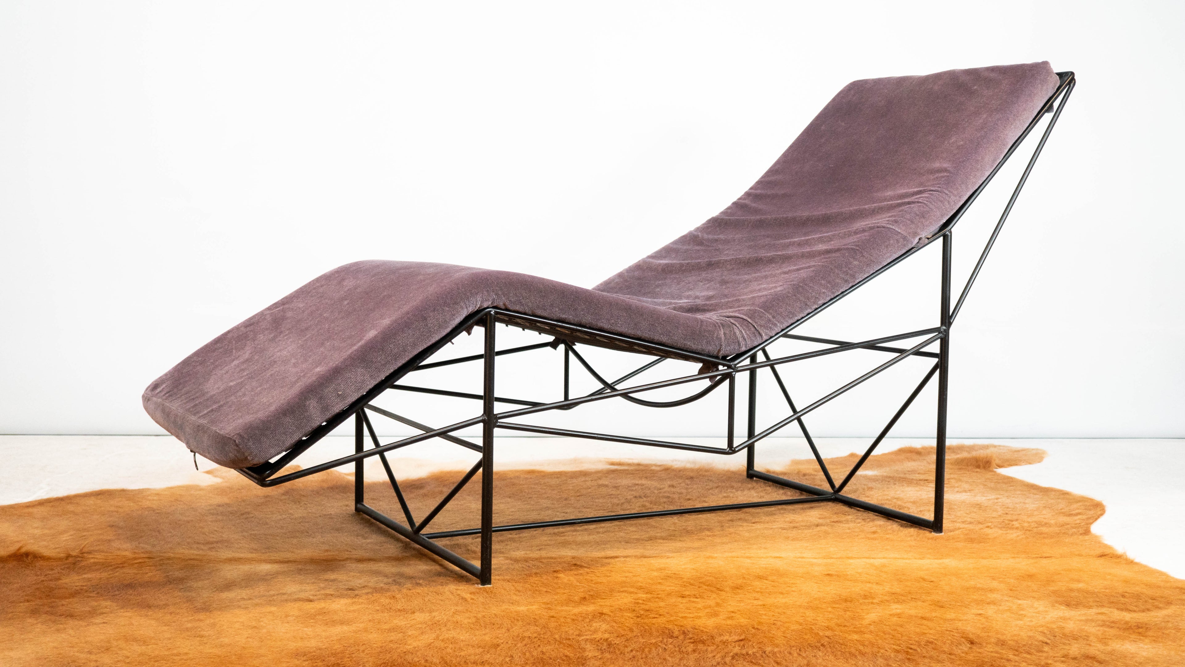 1980s Postmodern Paolo Passerini Chaise Lounge for Uvet Dimensione