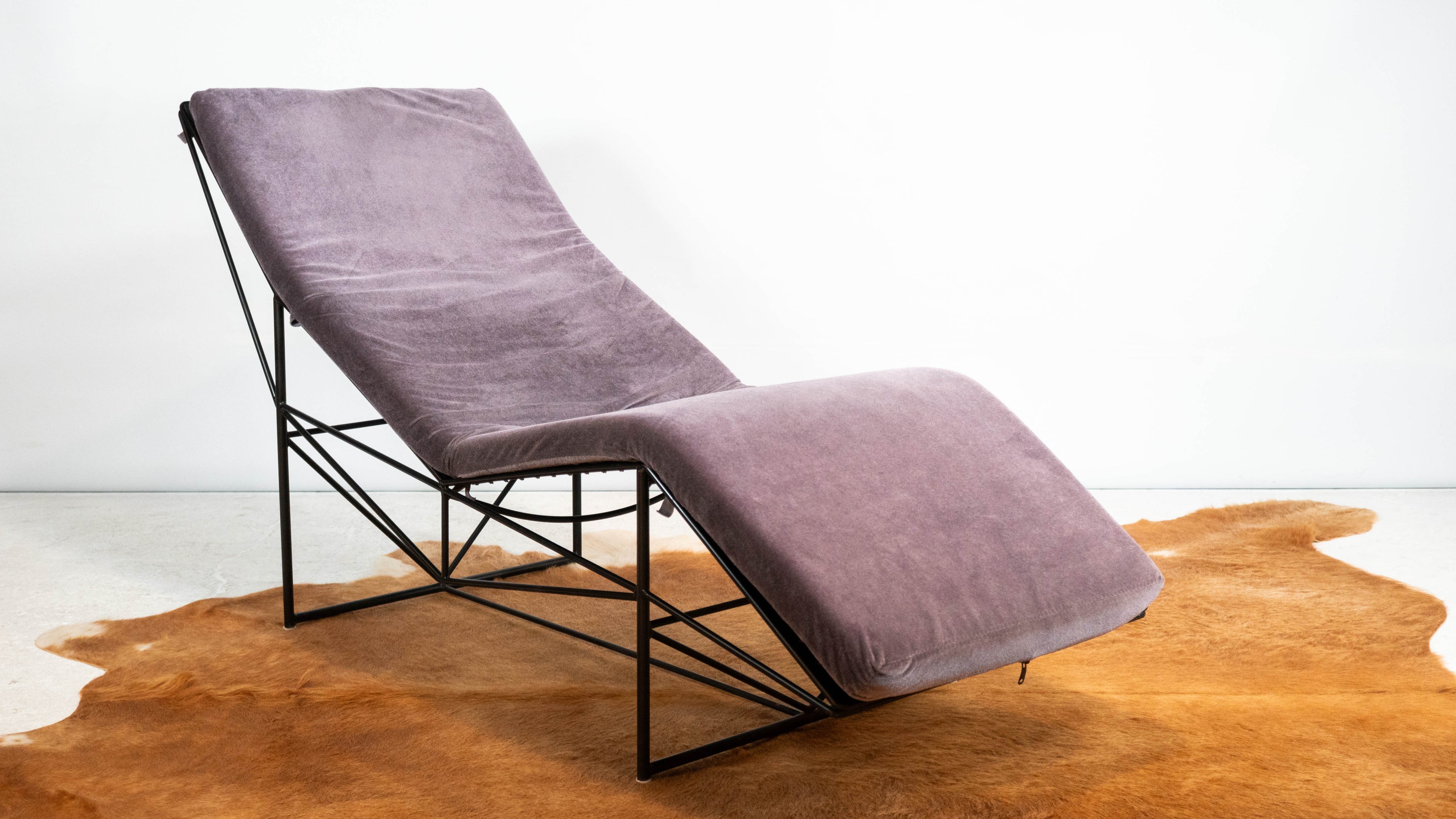 1980s Postmodern Paolo Passerini Chaise Lounge for Uvet Dimensione
