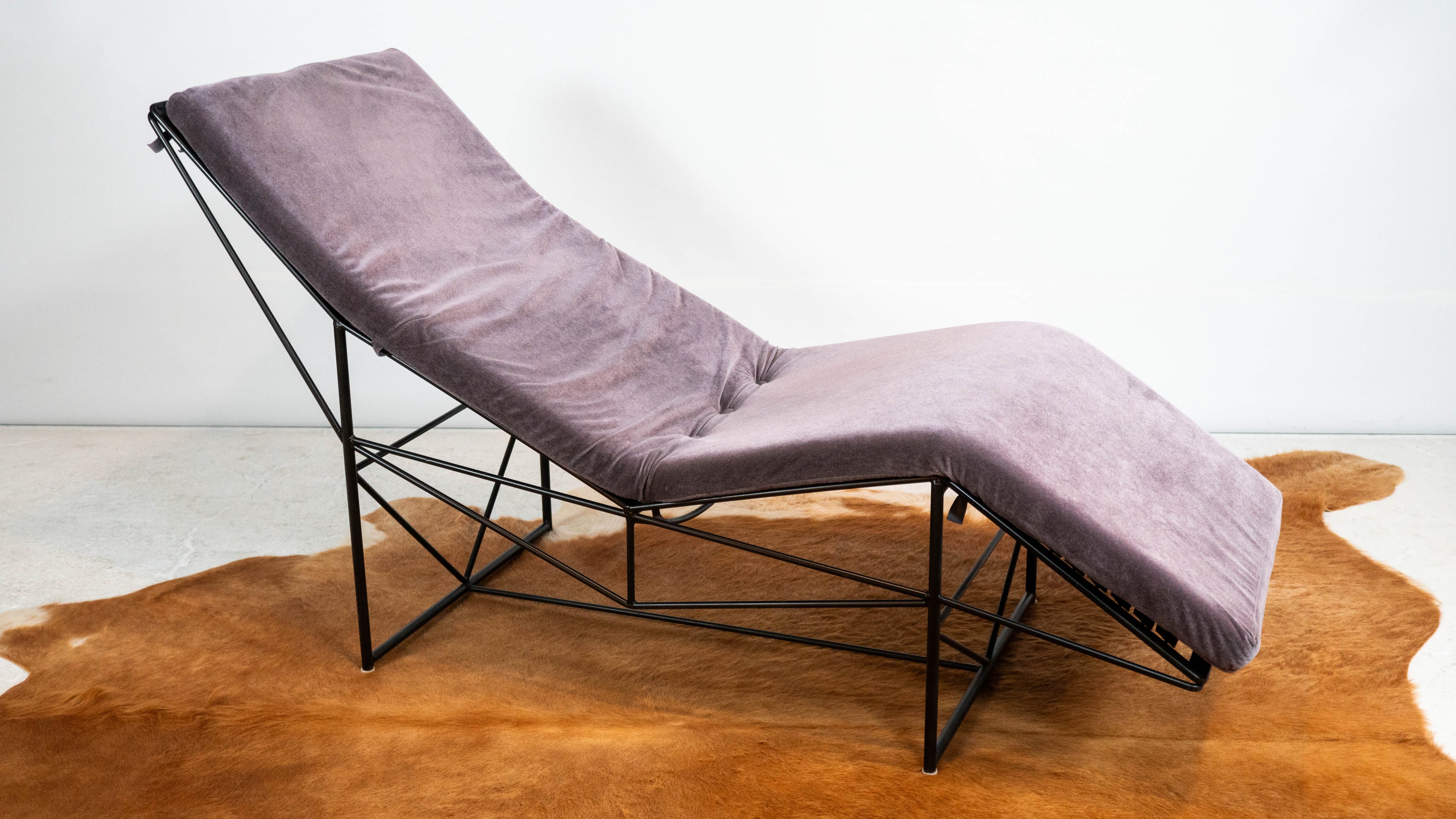 1980s Postmodern Paolo Passerini Chaise Lounge for Uvet Dimensione