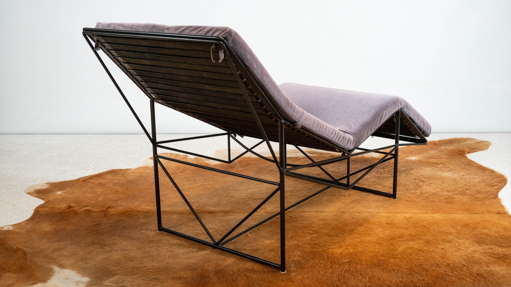 1980s Postmodern Paolo Passerini Chaise Lounge for Uvet Dimensione