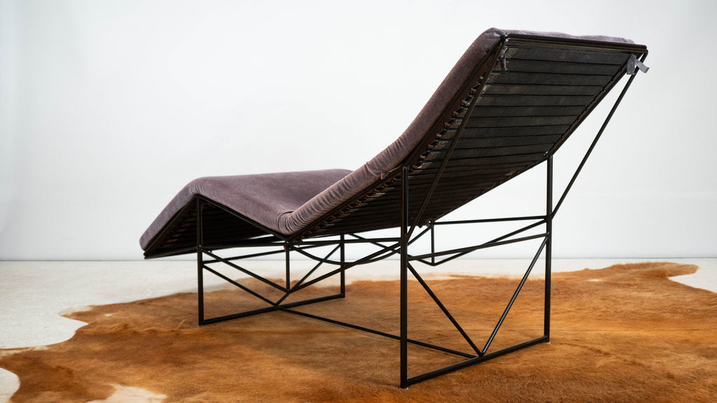 1980s Postmodern Paolo Passerini Chaise Lounge for Uvet Dimensione