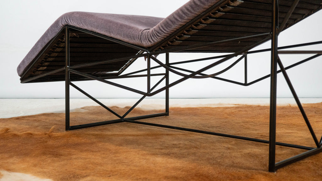 1980s Postmodern Paolo Passerini Chaise Lounge for Uvet Dimensione