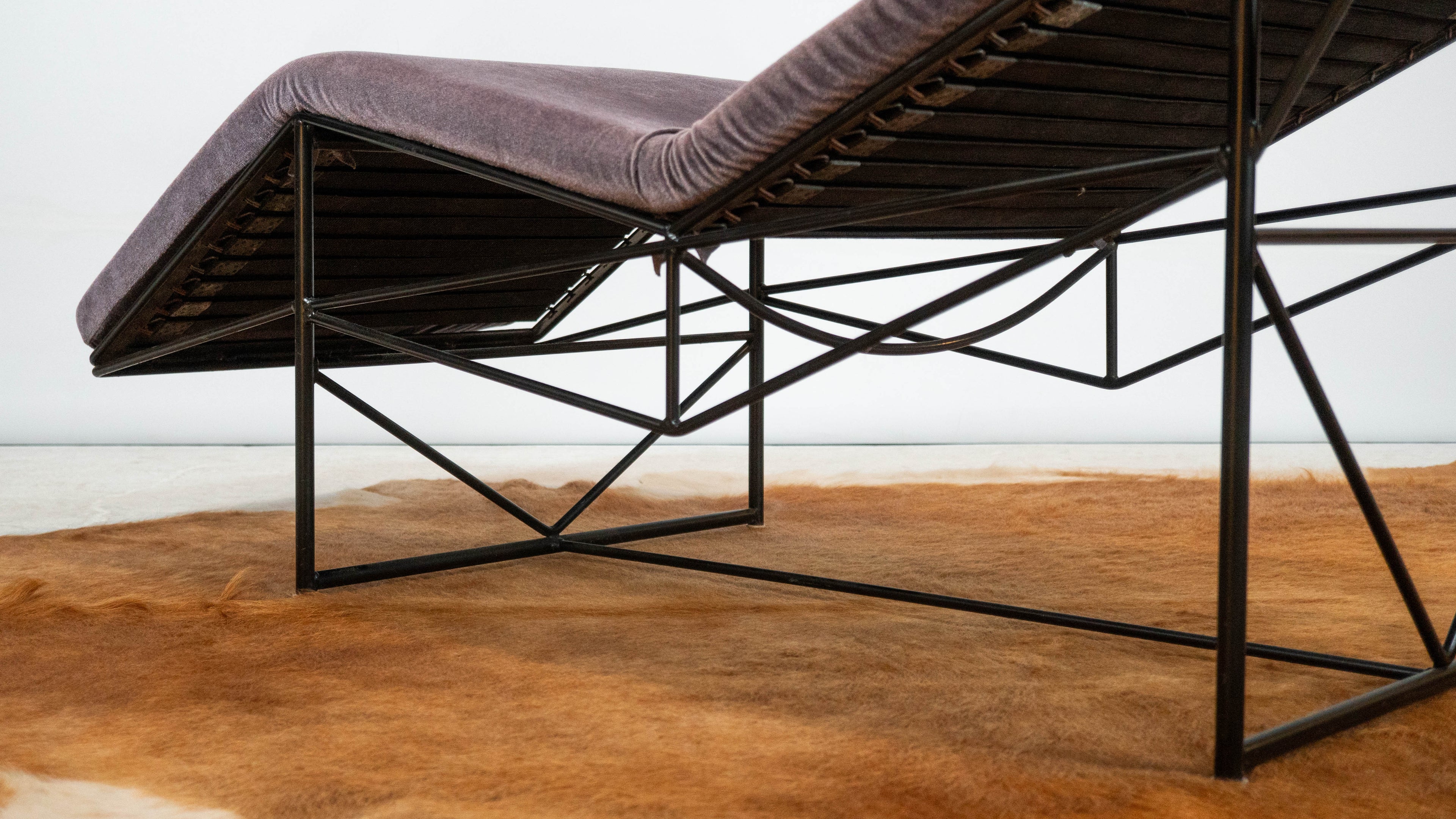 1980s Postmodern Paolo Passerini Chaise Lounge for Uvet Dimensione