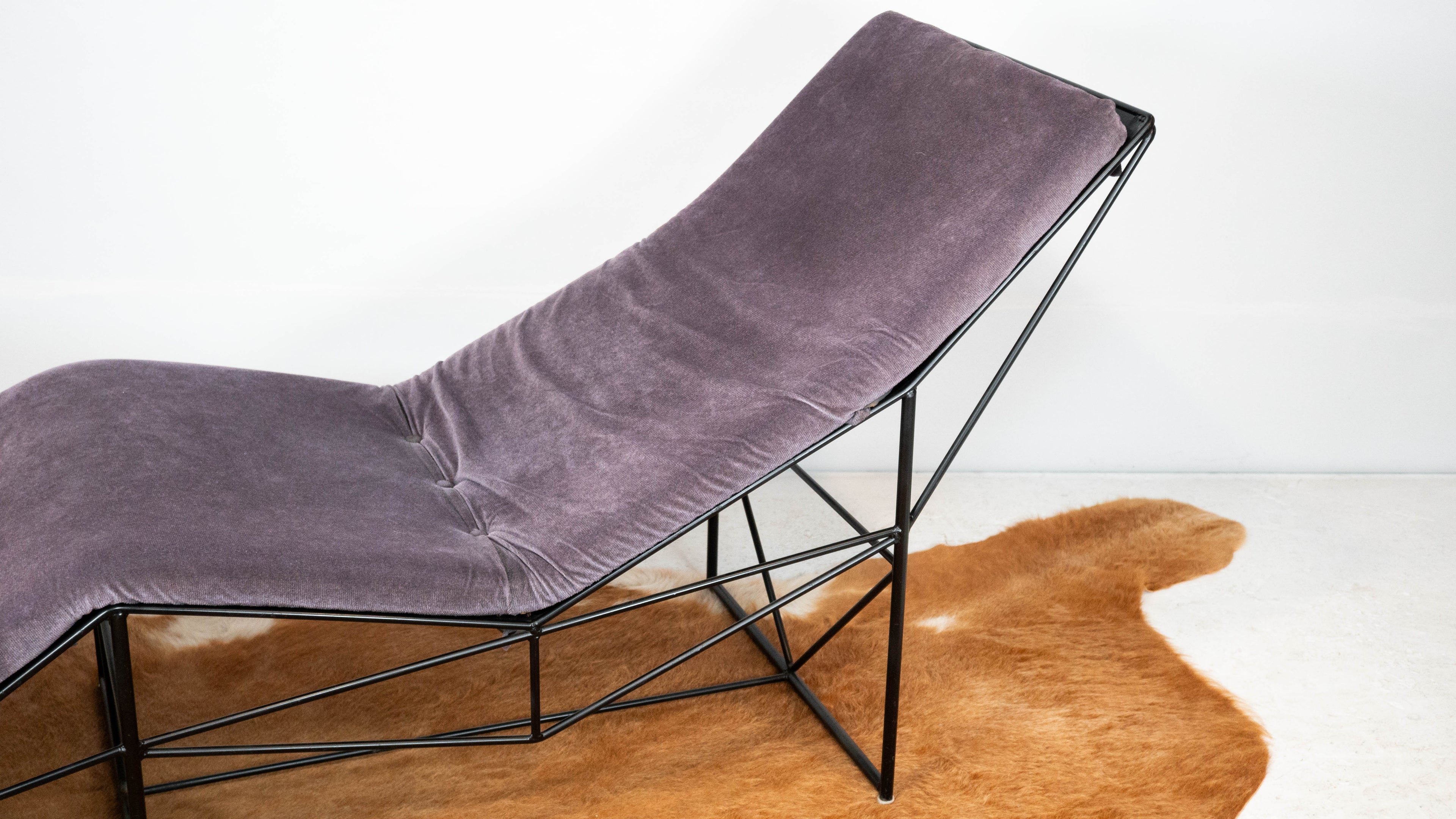 1980s Postmodern Paolo Passerini Chaise Lounge for Uvet Dimensione