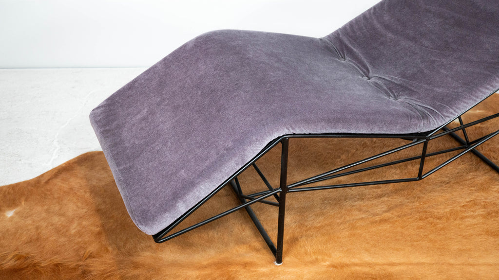 1980s Postmodern Paolo Passerini Chaise Lounge for Uvet Dimensione