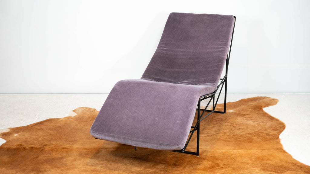 1980s Postmodern Paolo Passerini Chaise Lounge for Uvet Dimensione