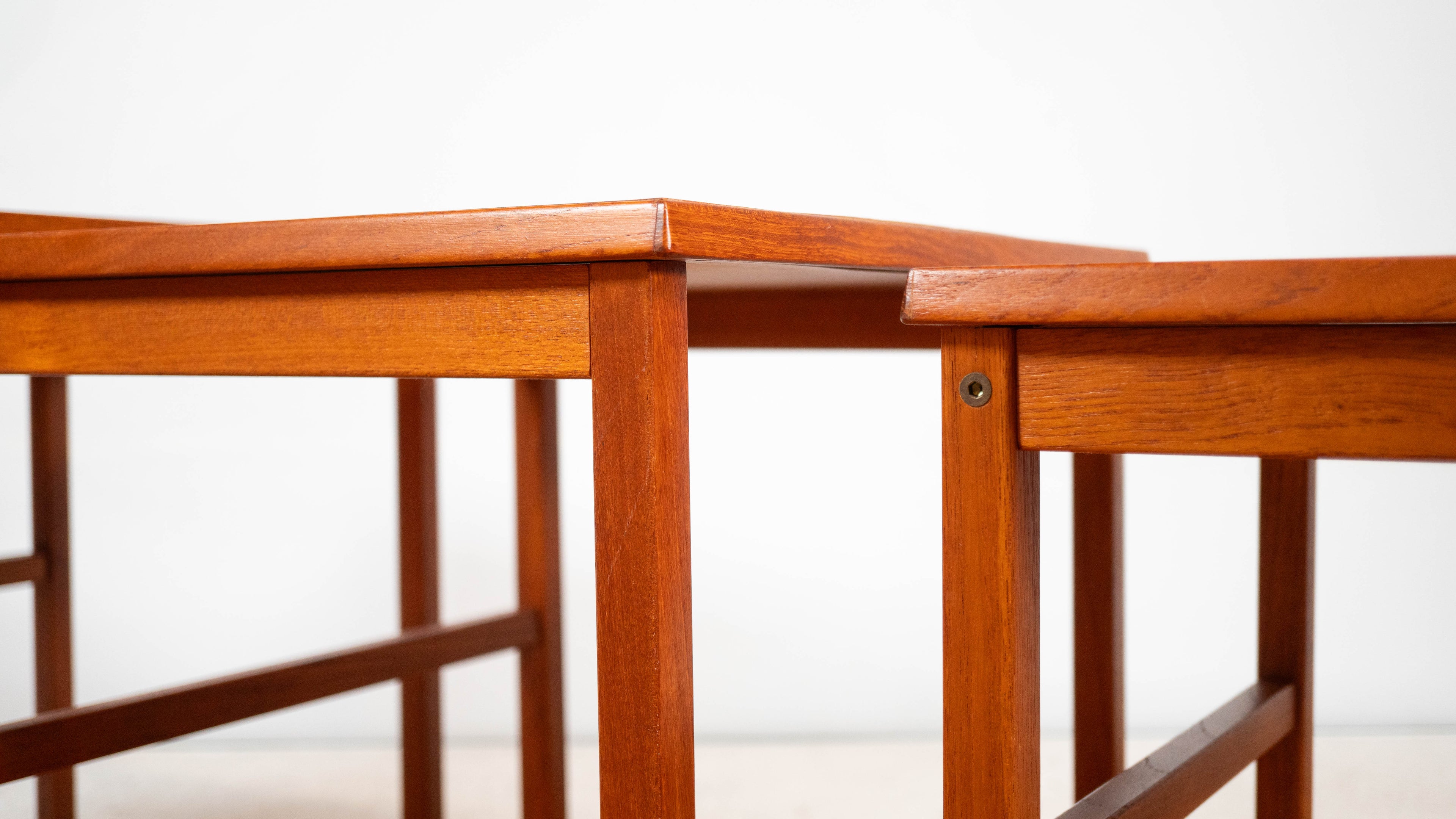 Danish Modern BRDR Furbo Teak Nesting Tables - Set of 3