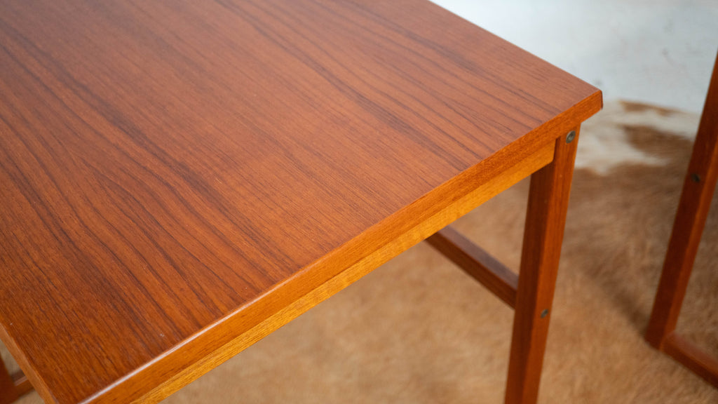 Danish Modern BRDR Furbo Teak Nesting Tables - Set of 3